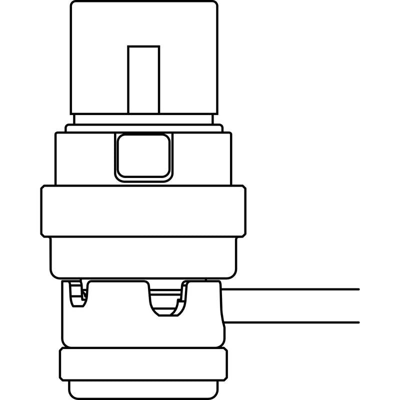 SquarePlug SPXA-FBK Low-Profile 90° Heavy-Duty Metal 3-Pin Female XLR Connectors (Black, 10 Pack)