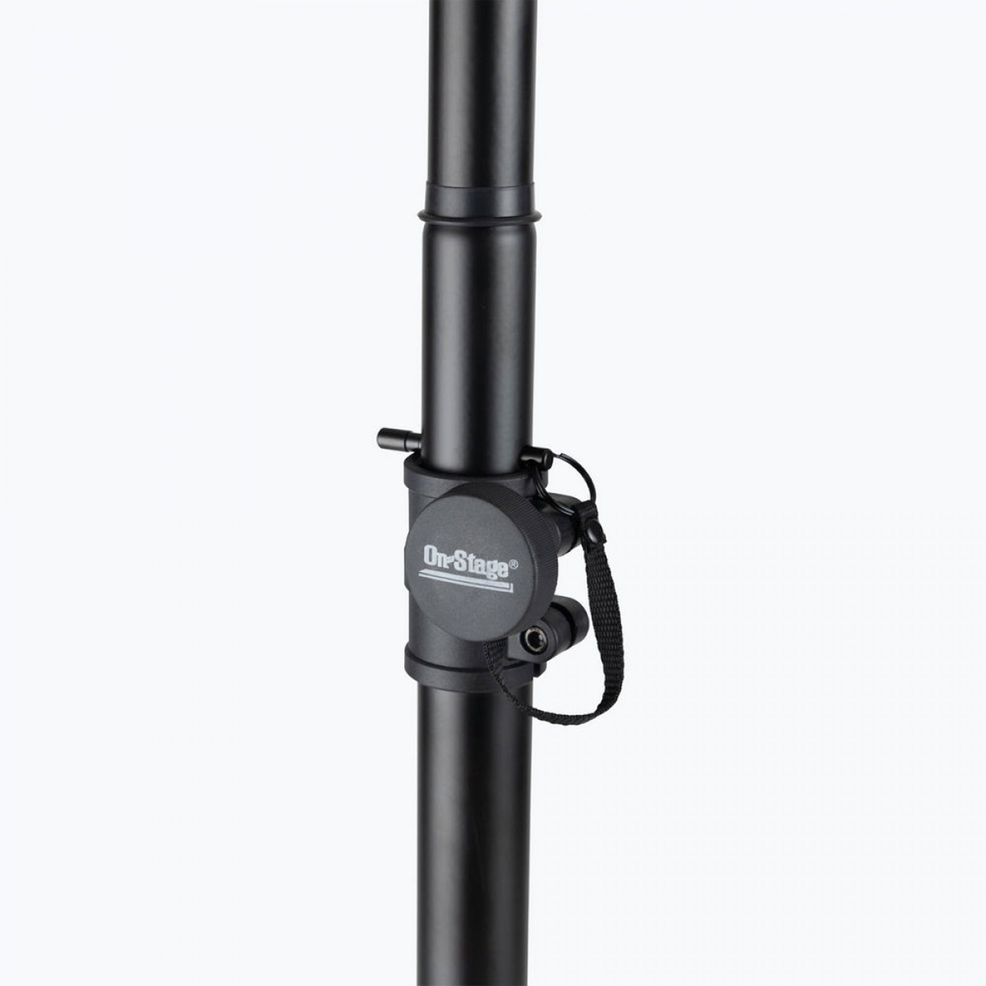 On-Stage SS7761B Lightweight Aluminum Reversible Shaft Speaker Stand (Black)