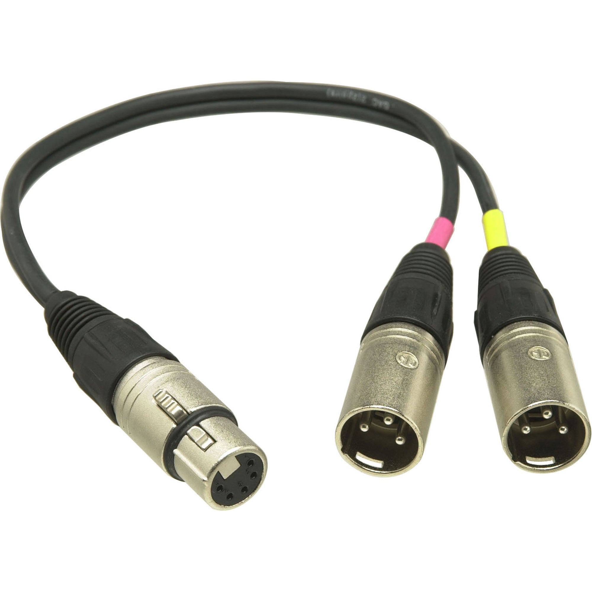 Sennheiser ACS5 5-Pin XLR to Dual 3-Pin XLR Y-Cable