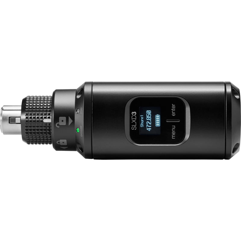 Shure SLXD3 Digital Plug-On XLR Transmitter (G58: 470-514 MHz)
