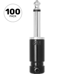 SquarePlug SPS6MBK Compact Medium Straight 1/4