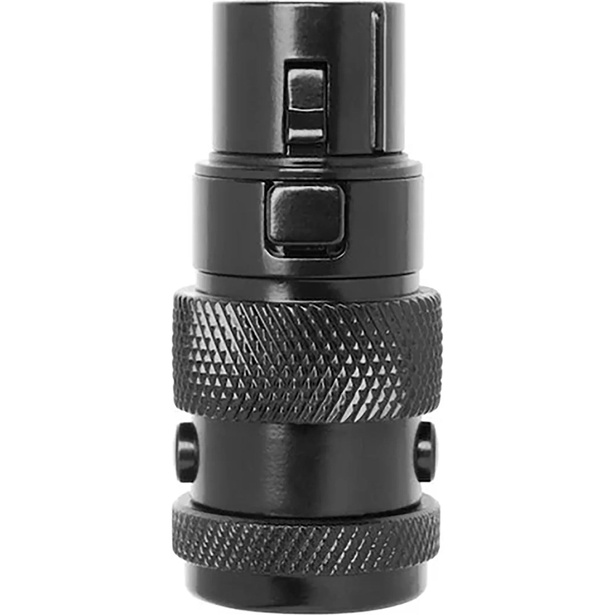 SquarePlug SPX-FBK Low-Profile Heavy-Duty All Metal 3-Pin Female XLR Connectors (Black, 10 Pack)