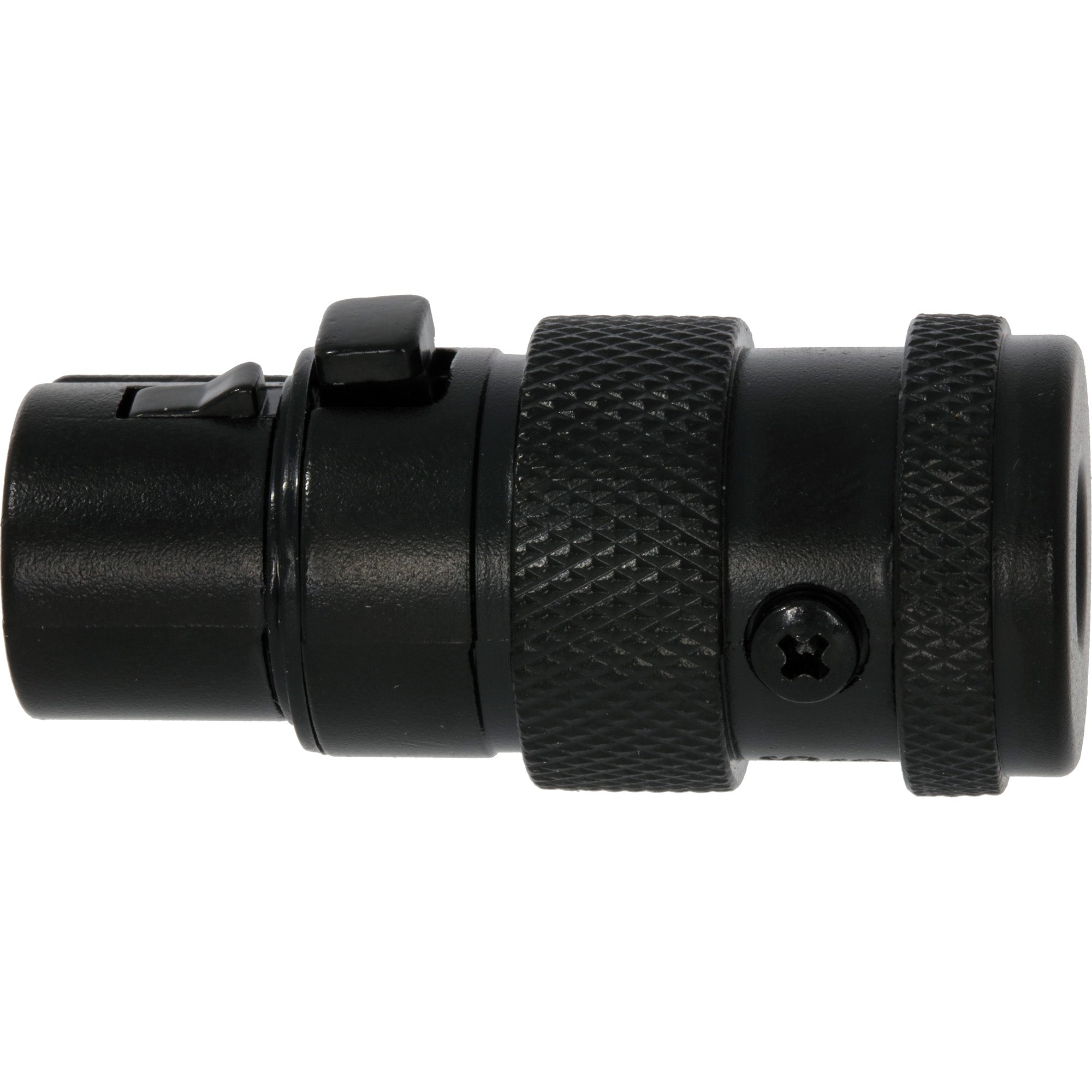 SquarePlug SPX-FBK Low-Profile Heavy-Duty All Metal 3-Pin Female XLR Connectors (Black, 10 Pack)