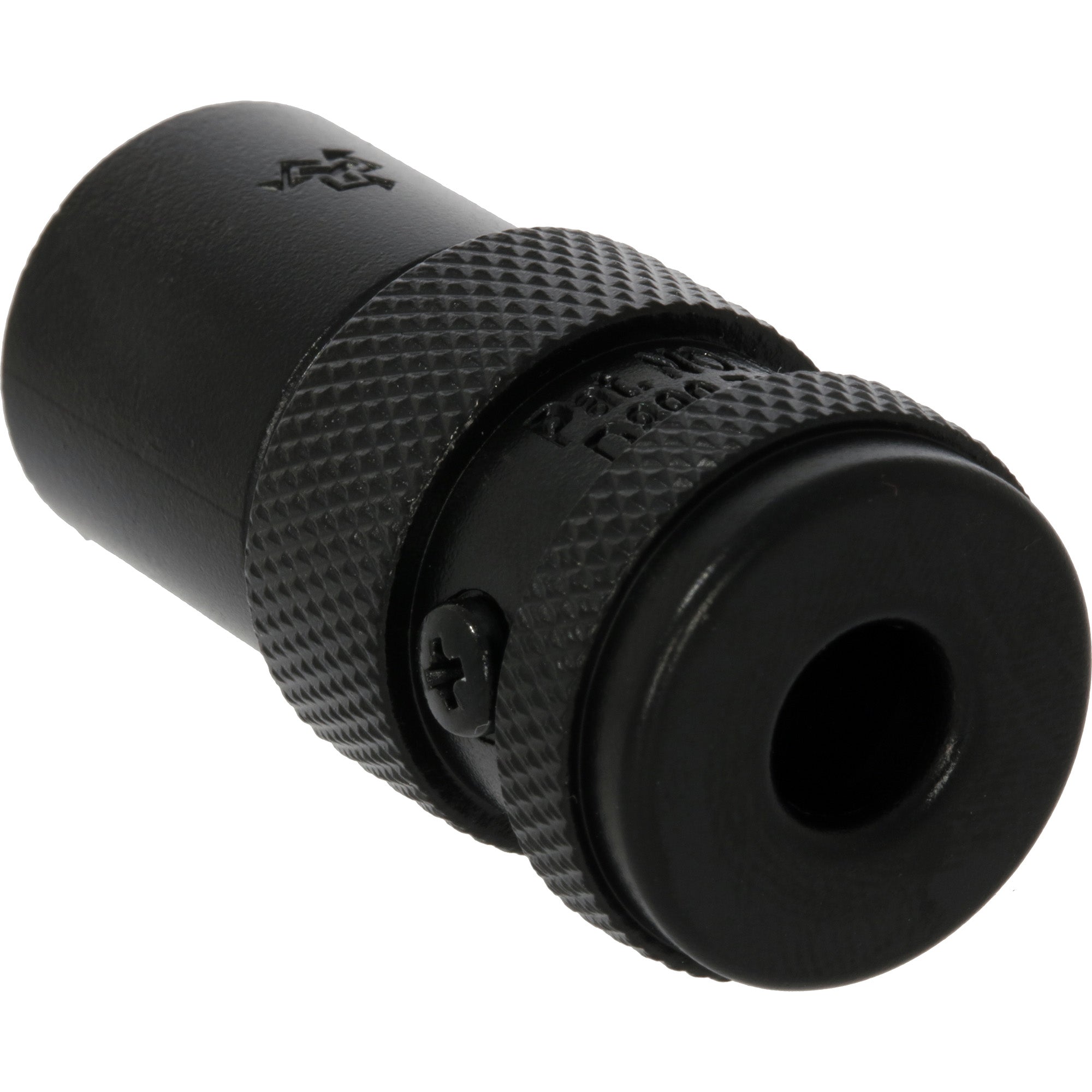 SquarePlug SPX-MBK Low-Profile Heavy-Duty All Metal 3-Pin Male XLR Connectors (Black, 10 Pack)