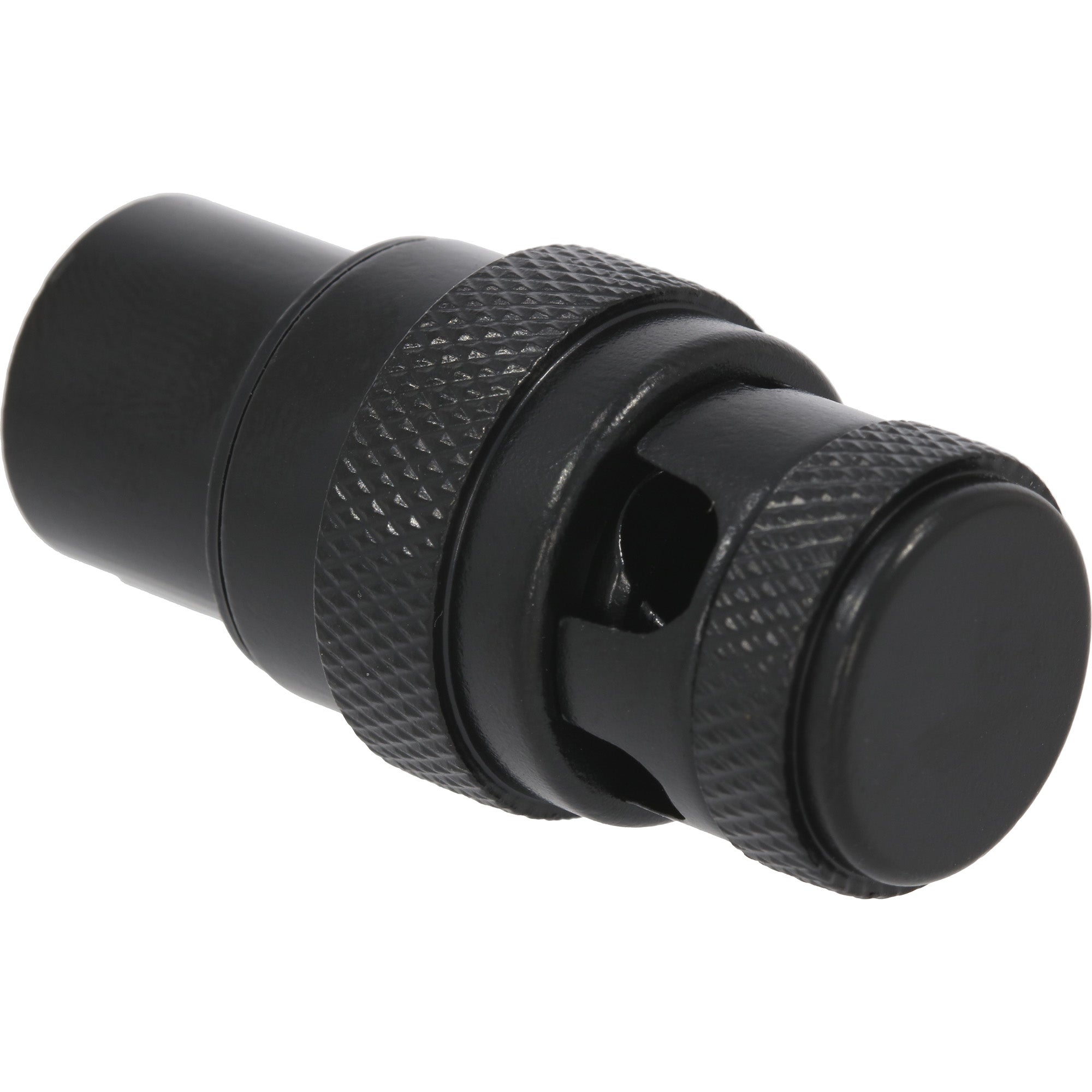 SquarePlug SPXA-FBK Low-Profile 90° Heavy-Duty Metal 3-Pin Female XLR Connectors (Black, 10 Pack)