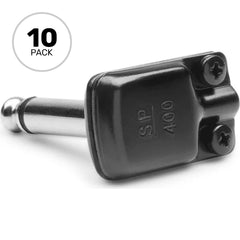 SquarePlug SP400BK Compact Pancake Right-Angle 1/4