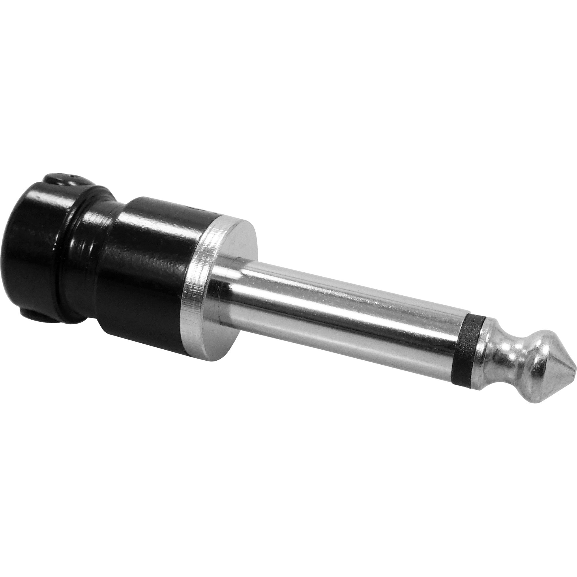 SquarePlug SPS5BK Compact Short Straight 1/4" TS Mono Cable Plugs (Black, 100 Pack)