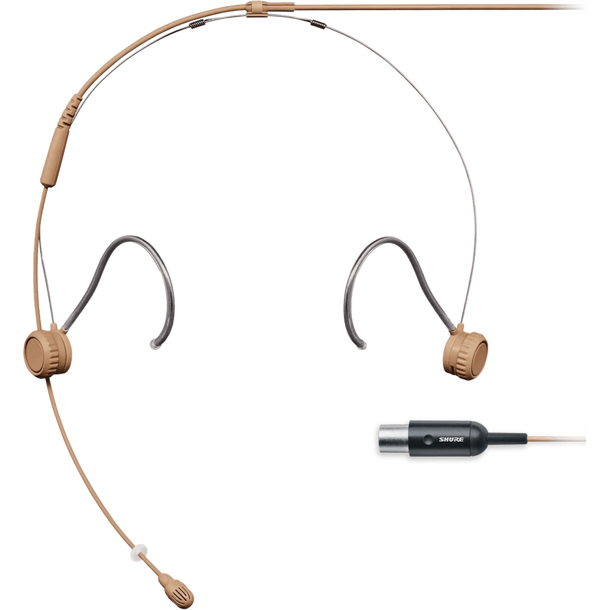 Shure TwinPlex TH53 Omnidirectional Headset Microphone (TA4F, Cocoa)