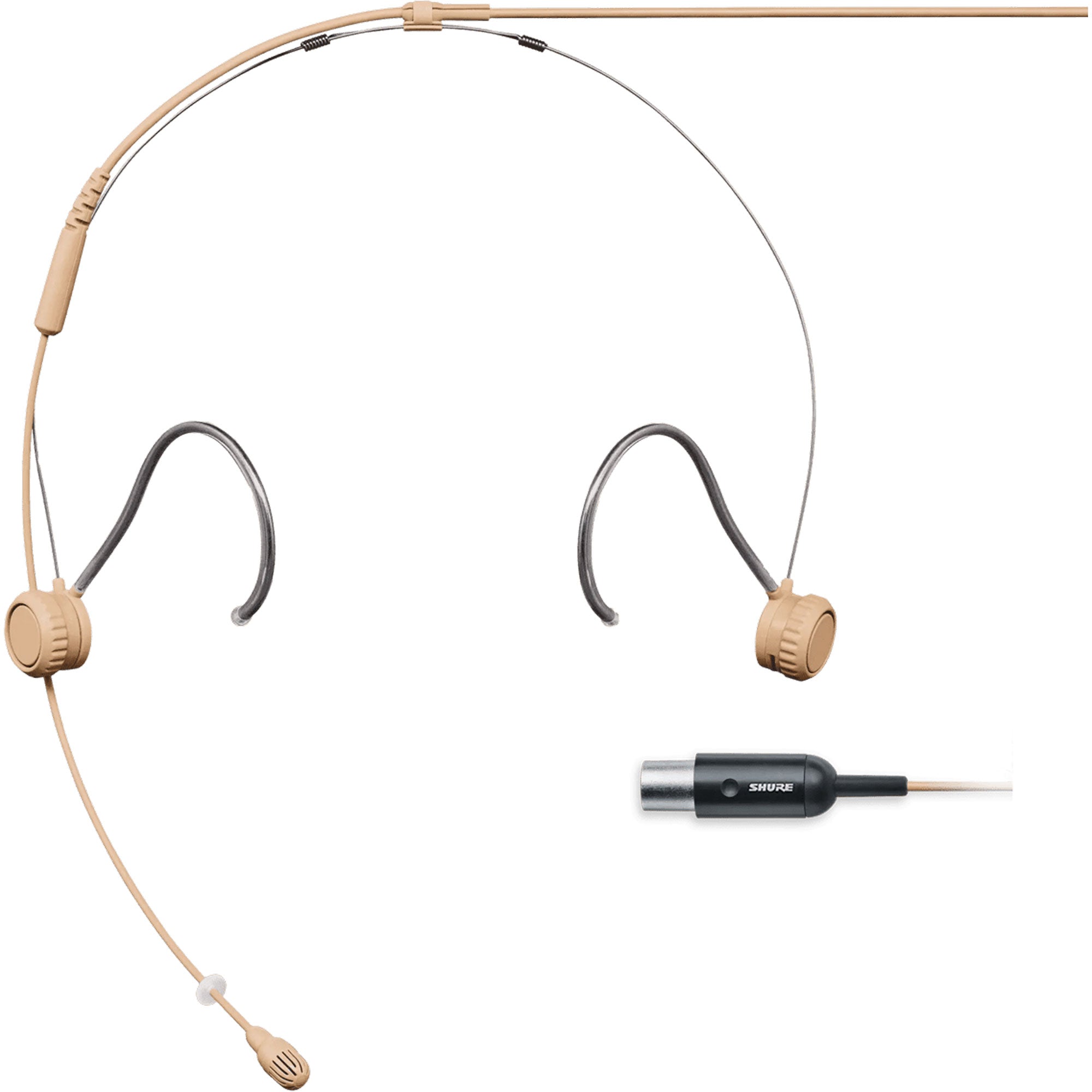 Shure TwinPlex TH53 Omnidirectional Headset Microphone (TA4F, Tan)