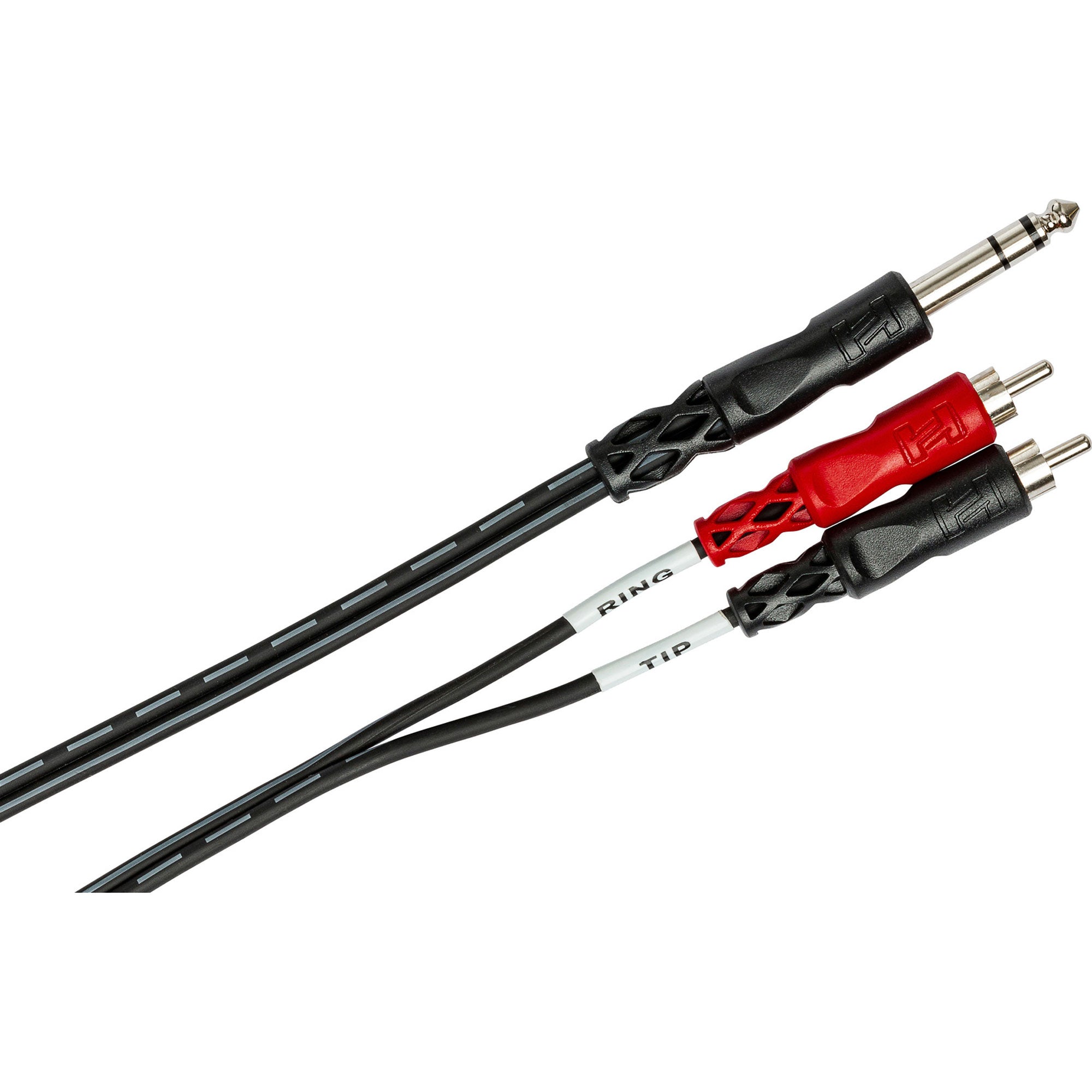 Hosa TRS-202 1/4" TRS to Dual RCA Insert Cable (6.6')