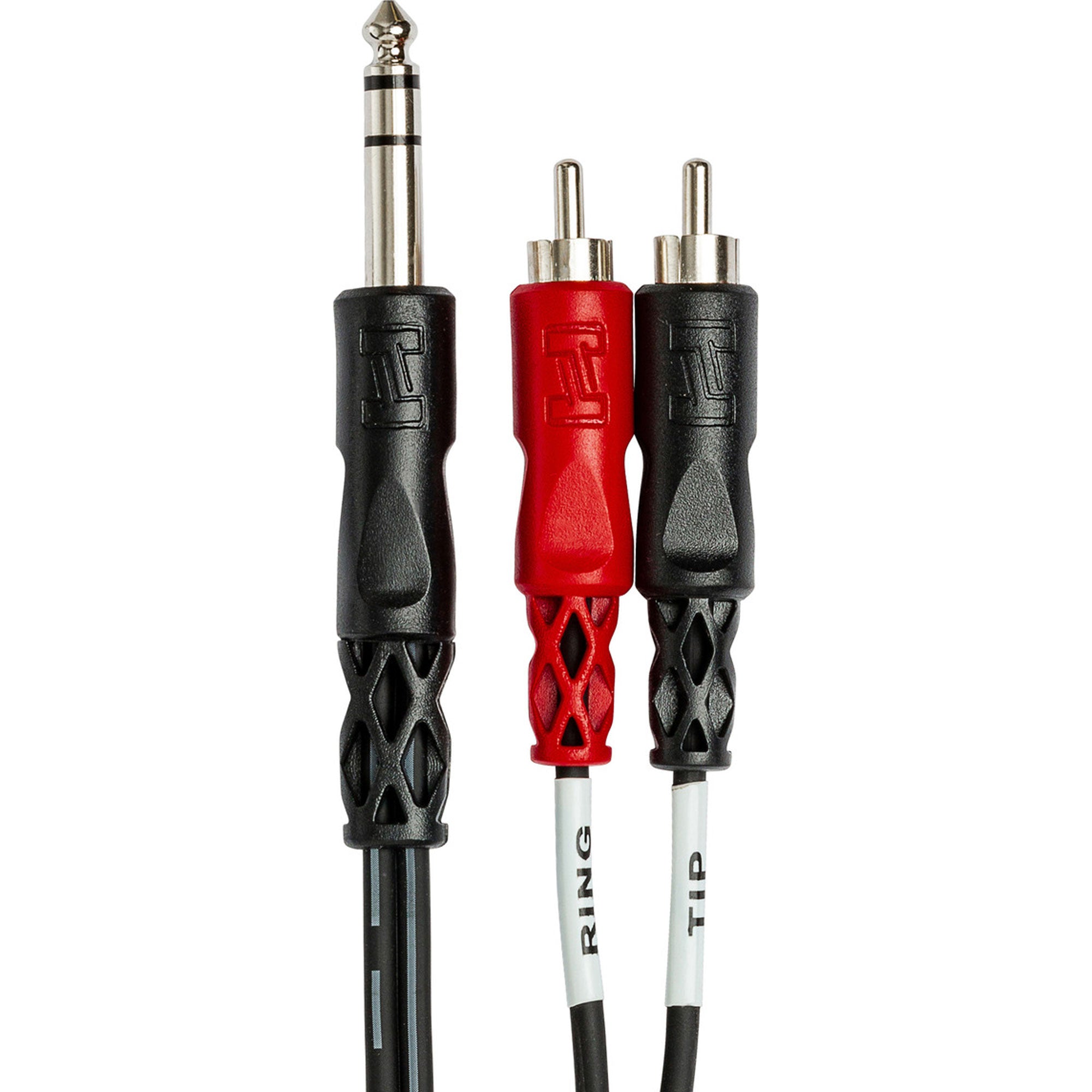 Hosa TRS-202 1/4" TRS to Dual RCA Insert Cable (6.6')