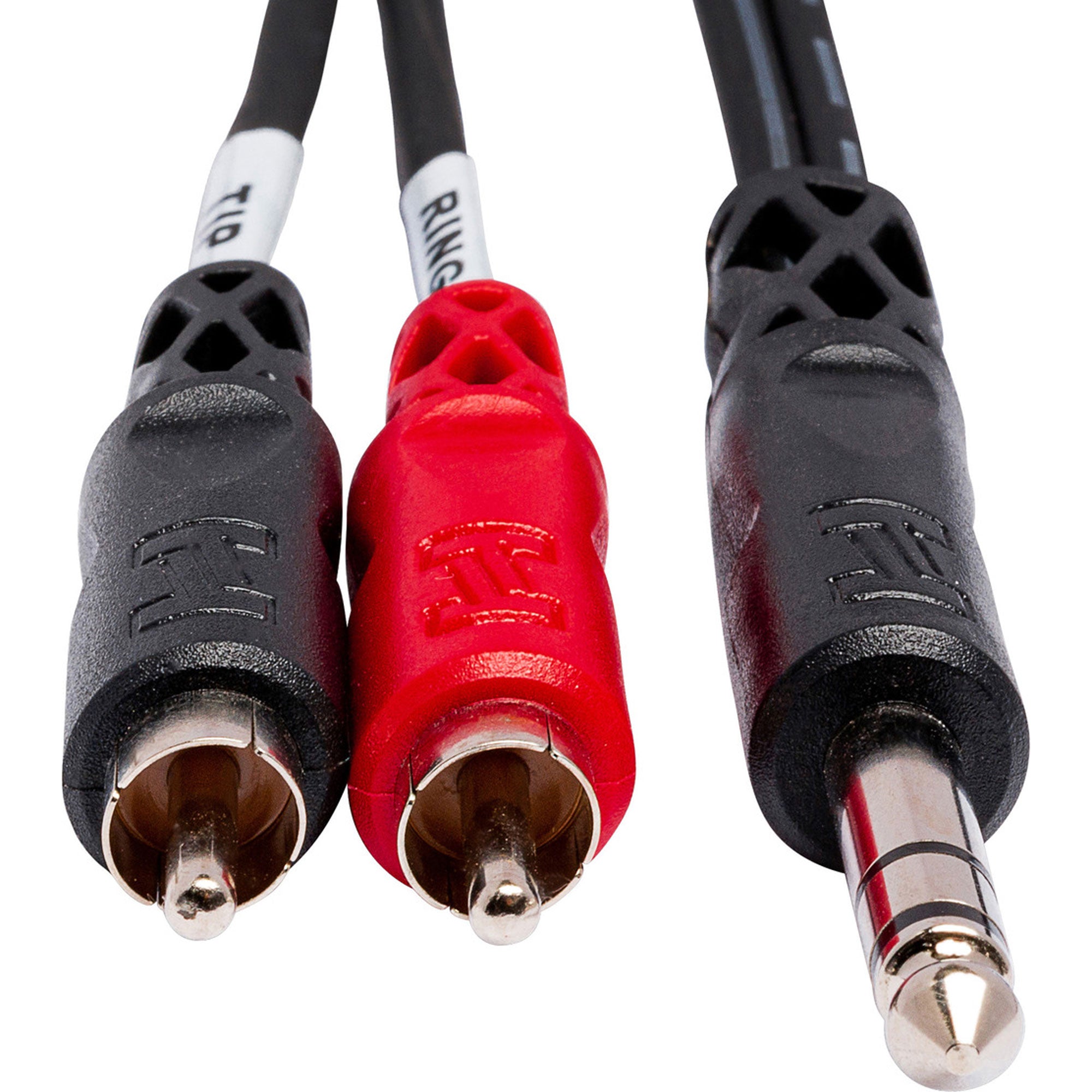 Hosa TRS-202 1/4" TRS to Dual RCA Insert Cable (6.6')