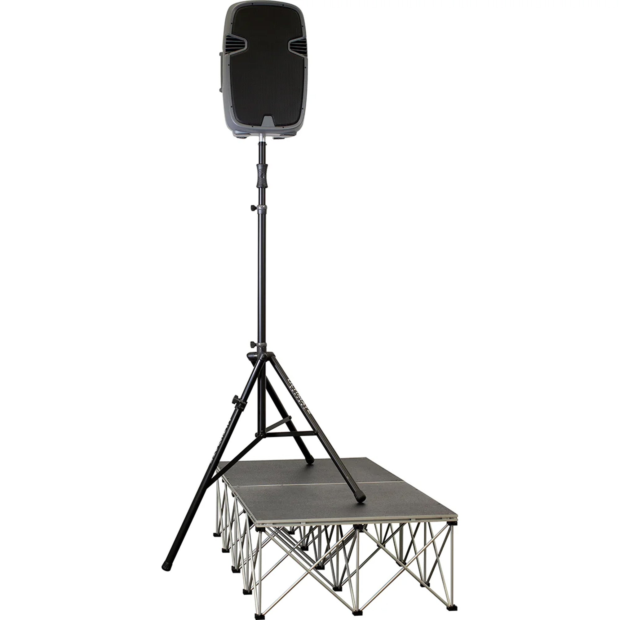 Ultimate Support TS-110BL Tall Speaker Stand with Air Lift and Leveling Leg