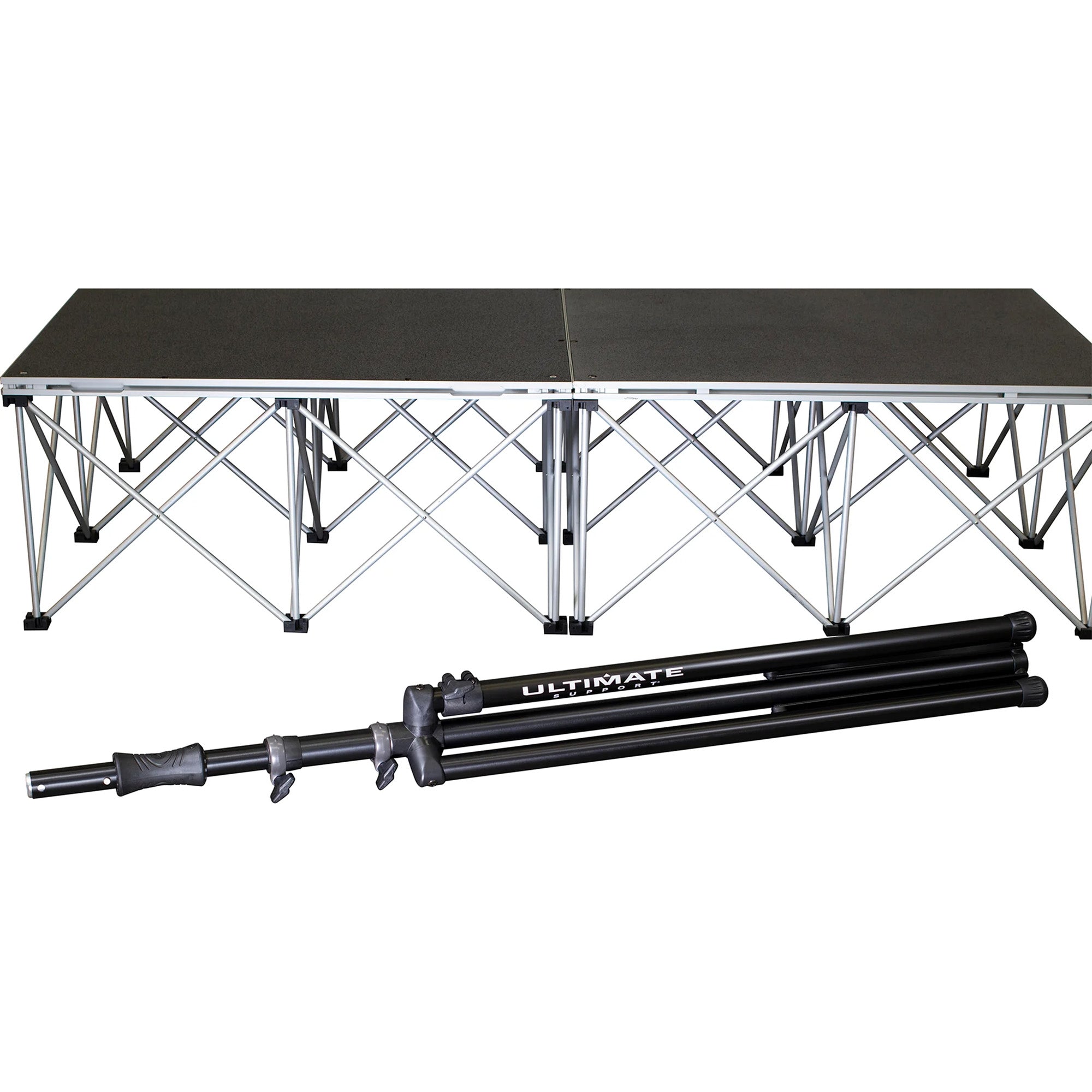 Ultimate Support TS-110BL Tall Speaker Stand with Air Lift and Leveling Leg