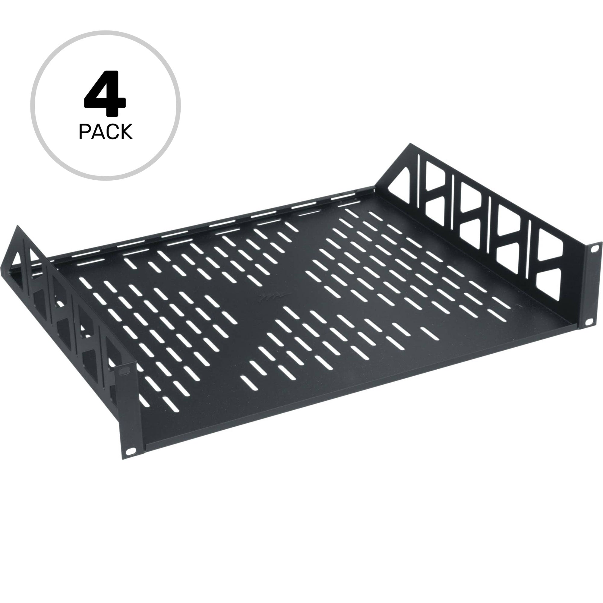 Middle Atlantic U2V-4 Vented Rack Shelf 2U (4 Pack)