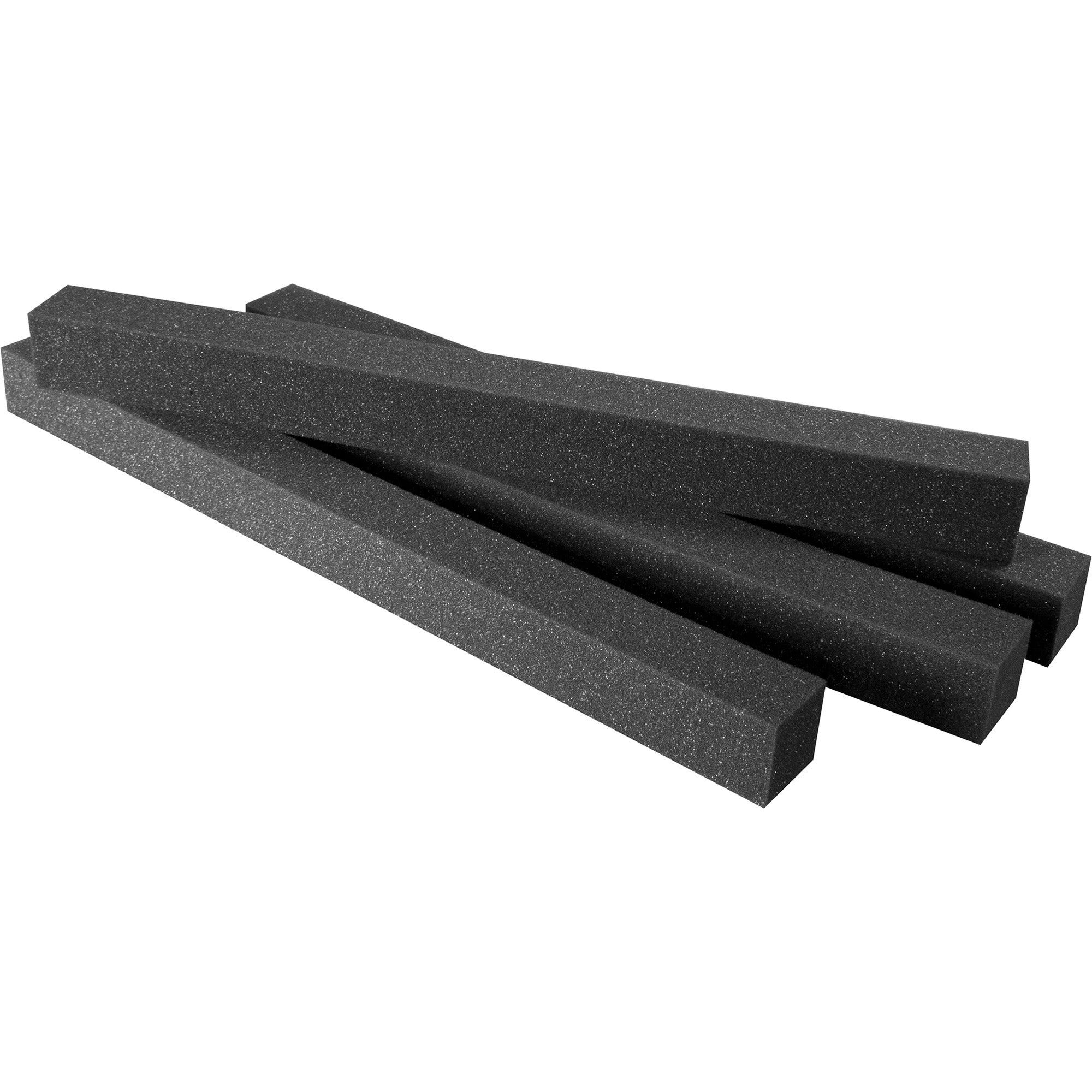 Ultimate Support UA-FE-24 Acoustic Foam Edging 2 x 2 x 24" (24 Pack, Charcoal)