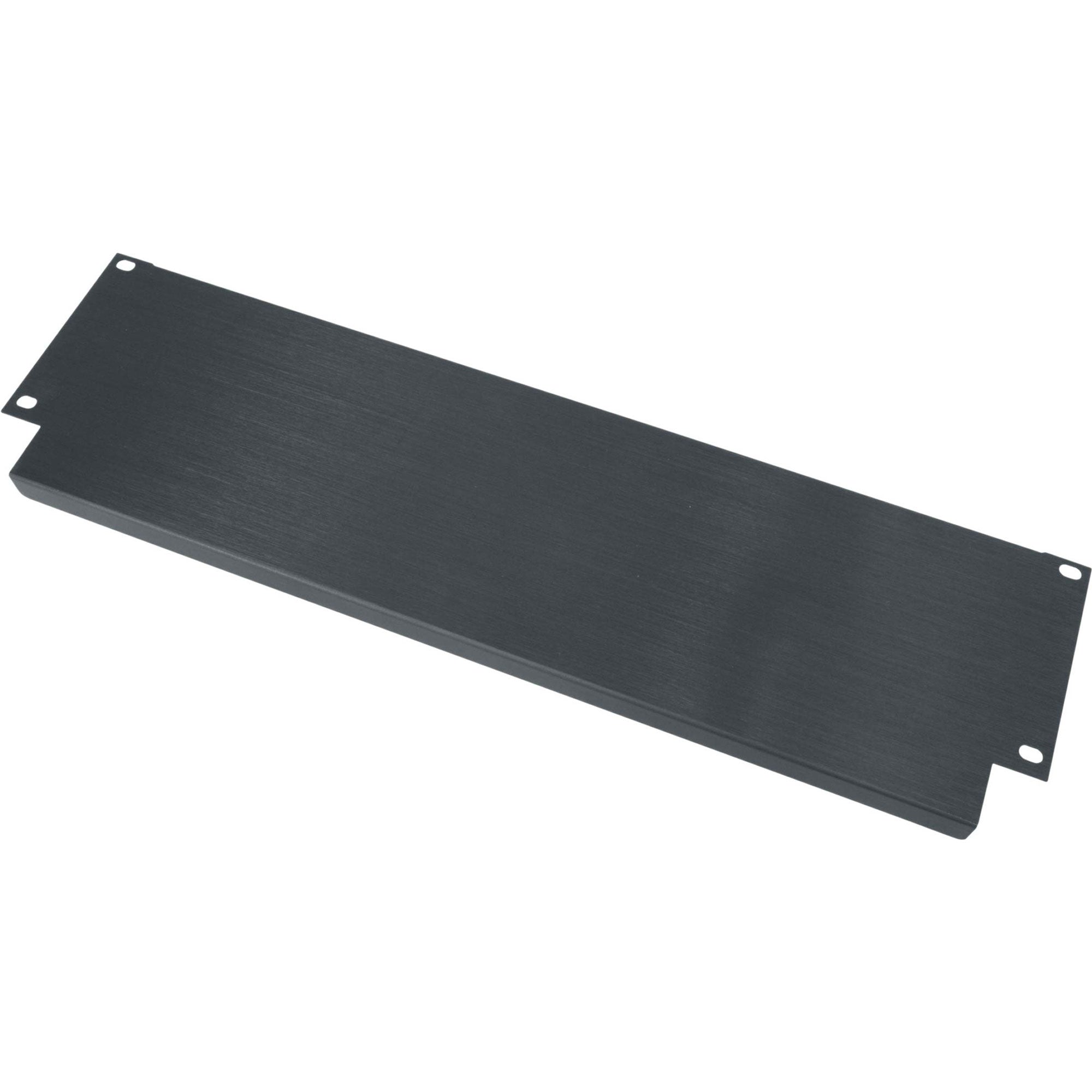 Middle Atlantic UFAF-3A Universal Face-After Panel 3U (Black Brushed)