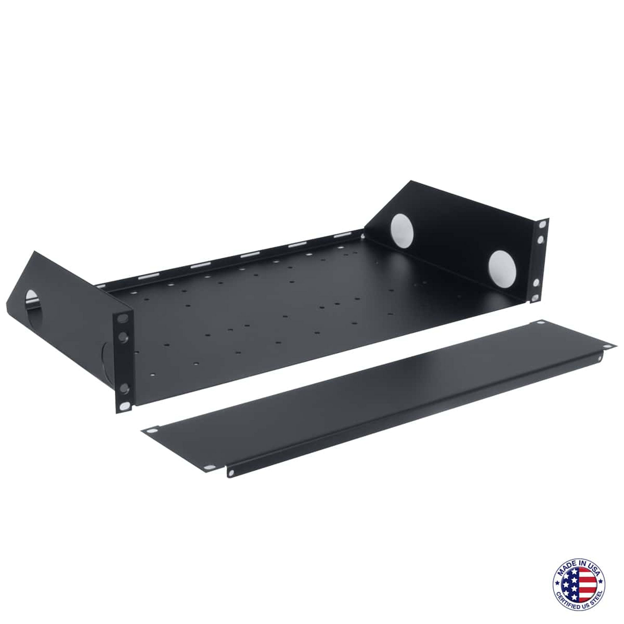 Lowell USE-310 Rack Utility Shelf (3U, 10" Deep)