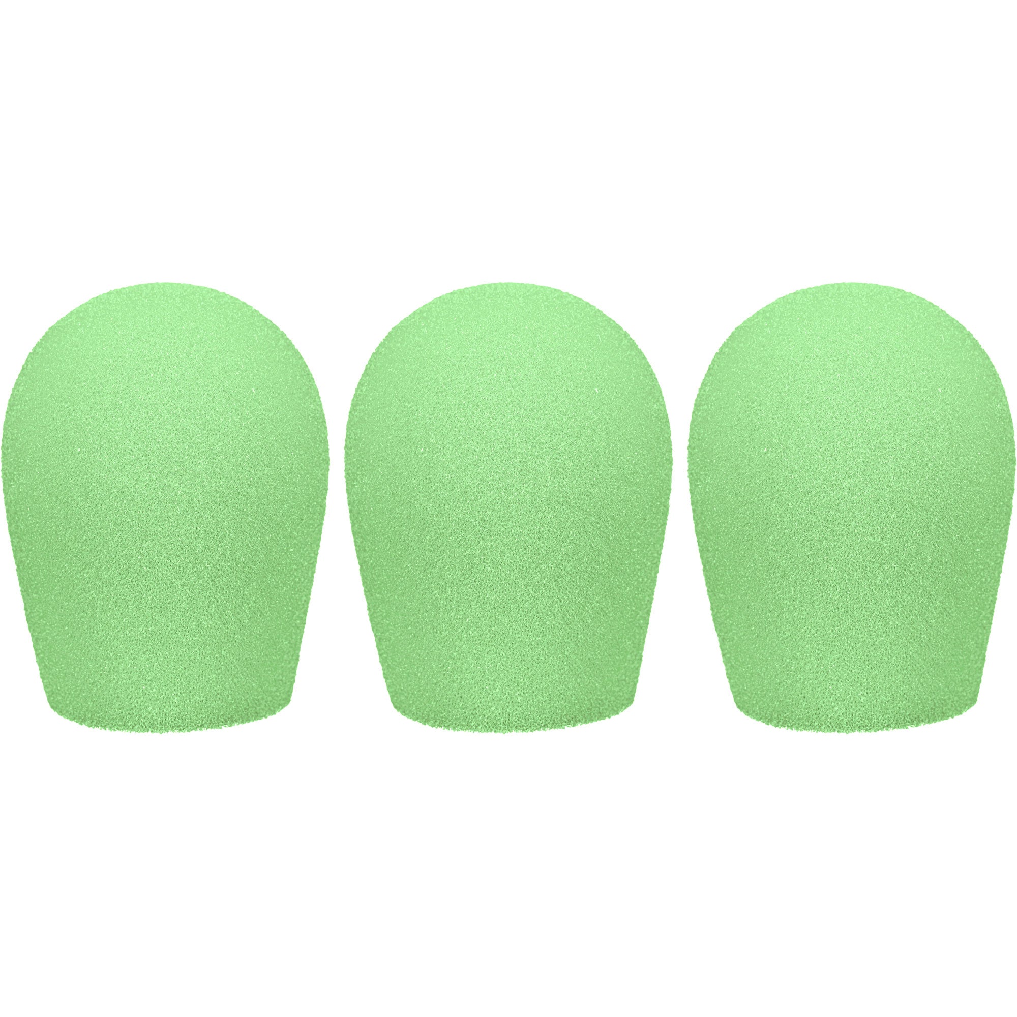 WindTech 600 Series Windscreens with 1" Inside Diameter (Neon Green, 3 Pack)