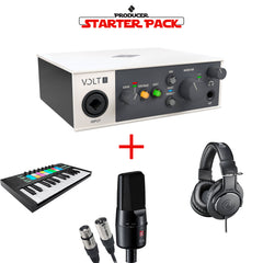 Universal Audio Volt 1 Producer Starter Pack with Interface, Headphones, Mic & MIDI Controller Image 1