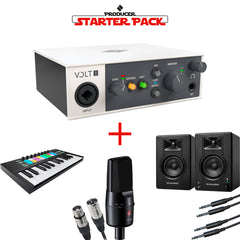 Universal Audio Volt 1 Producer Starter Pack with Interface, Studio Monitors, Mic & MIDI Controller Image 1