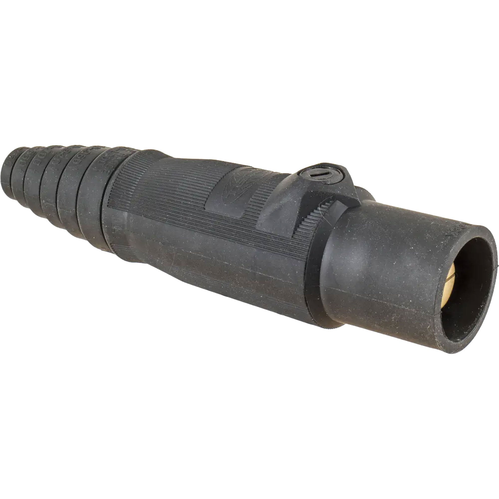 Hubbell HBL300MBK Male 300 Amp Single Pole Cam-Lock Inline Plug (Black)