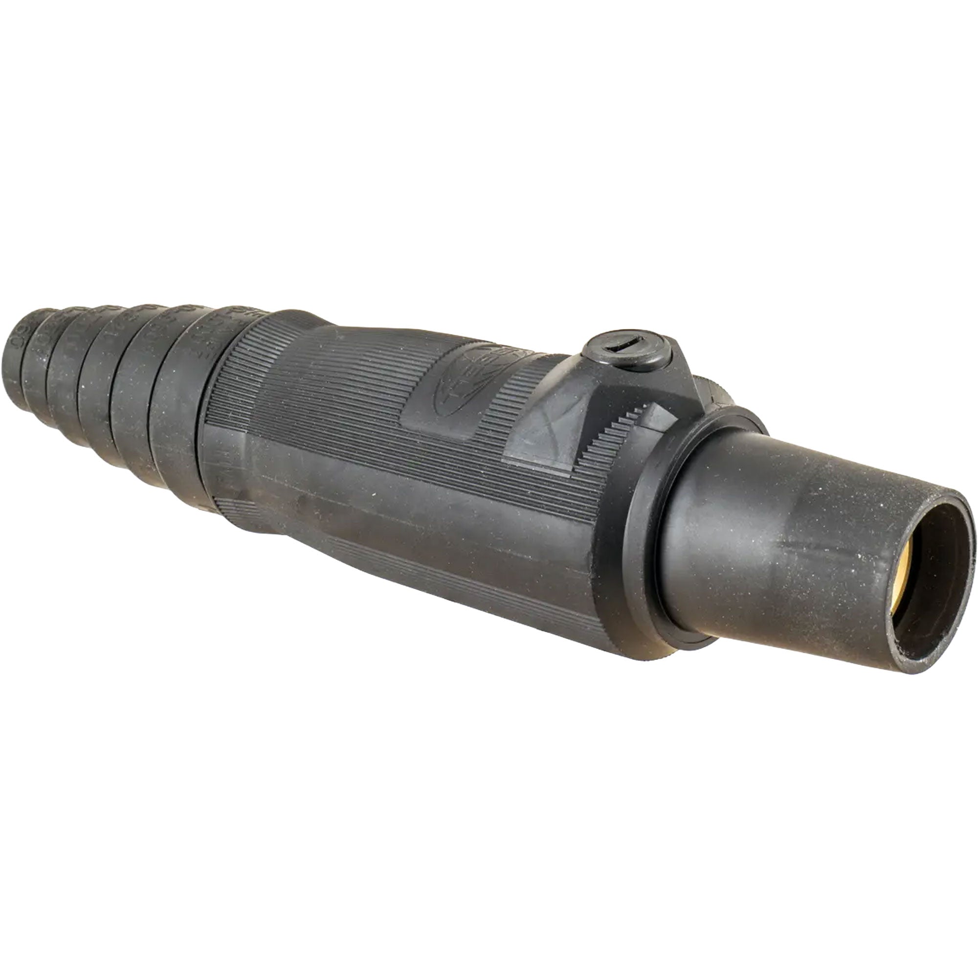 Hubbell HBL300FBK Female 300 Amp Single Pole Cam-Lock Inline Plug (Black)