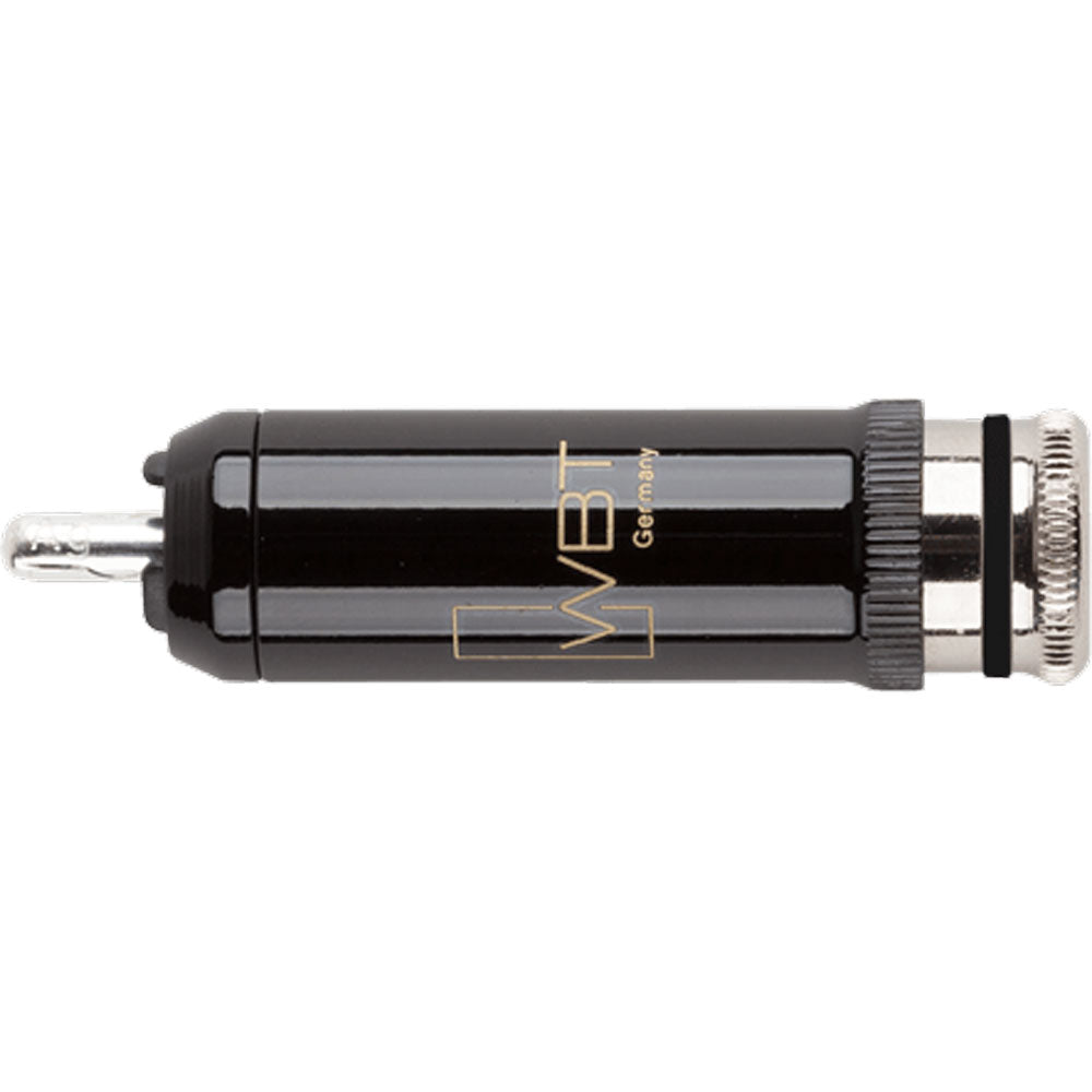 WBT 0102-Ag NextGen Silver Signature Male RCA Connector (Single, Black)