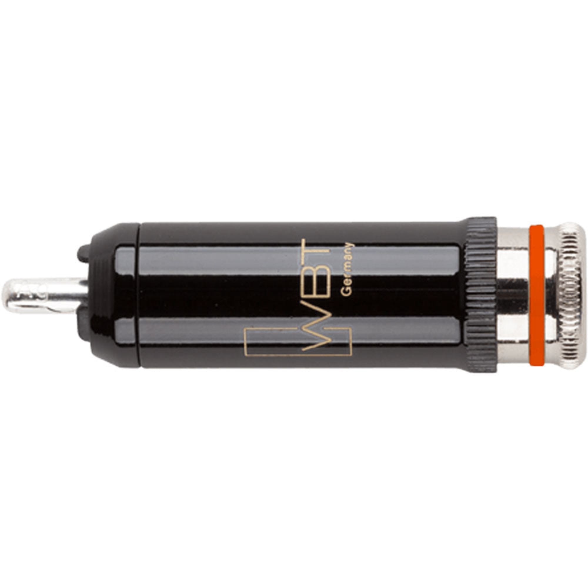WBT 0102-Ag NextGen Silver Signature Male RCA Connector (Single, Orange) Image 1