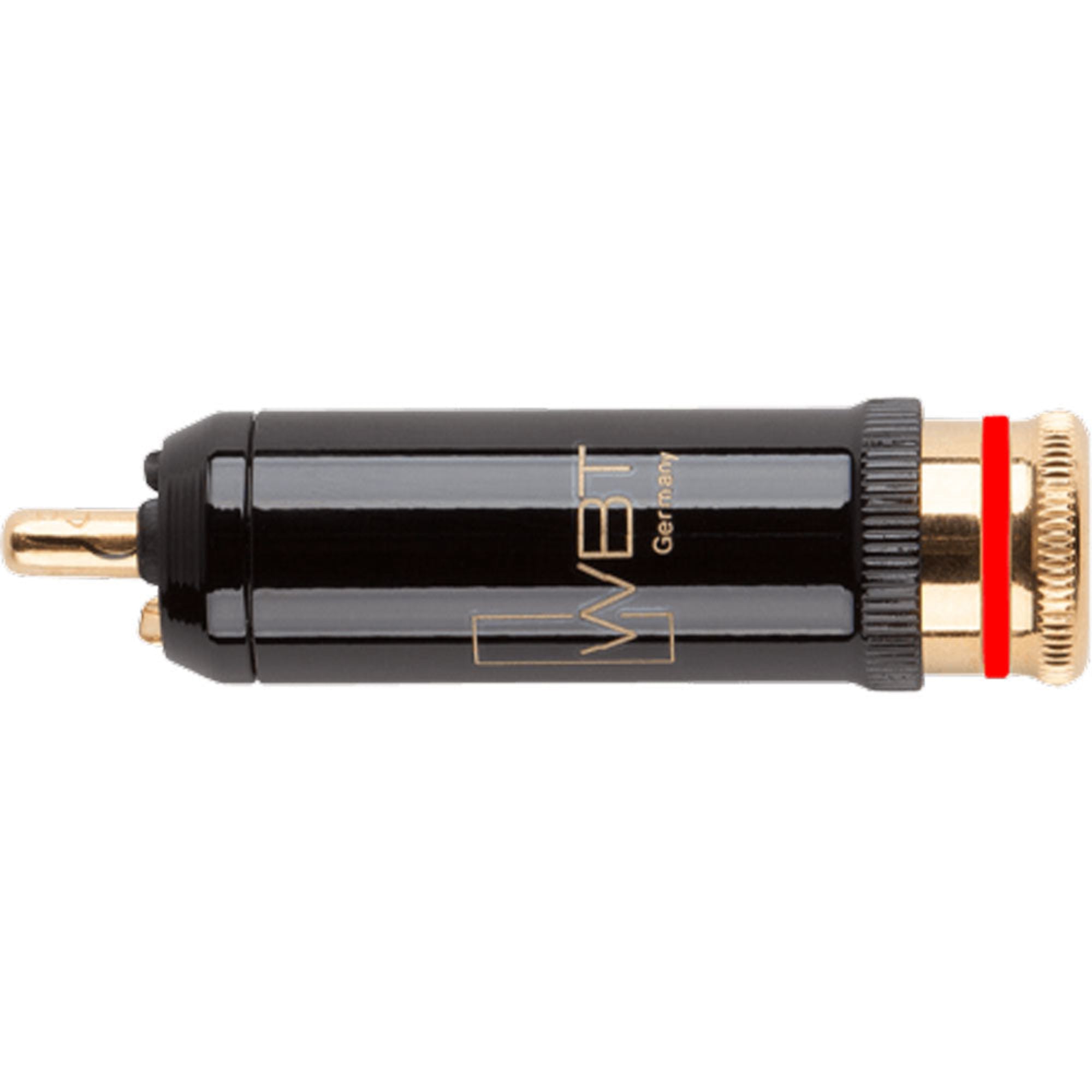 WBT 0102-Cu NextGen Gold Topline Male RCA Connector (Single, Red)