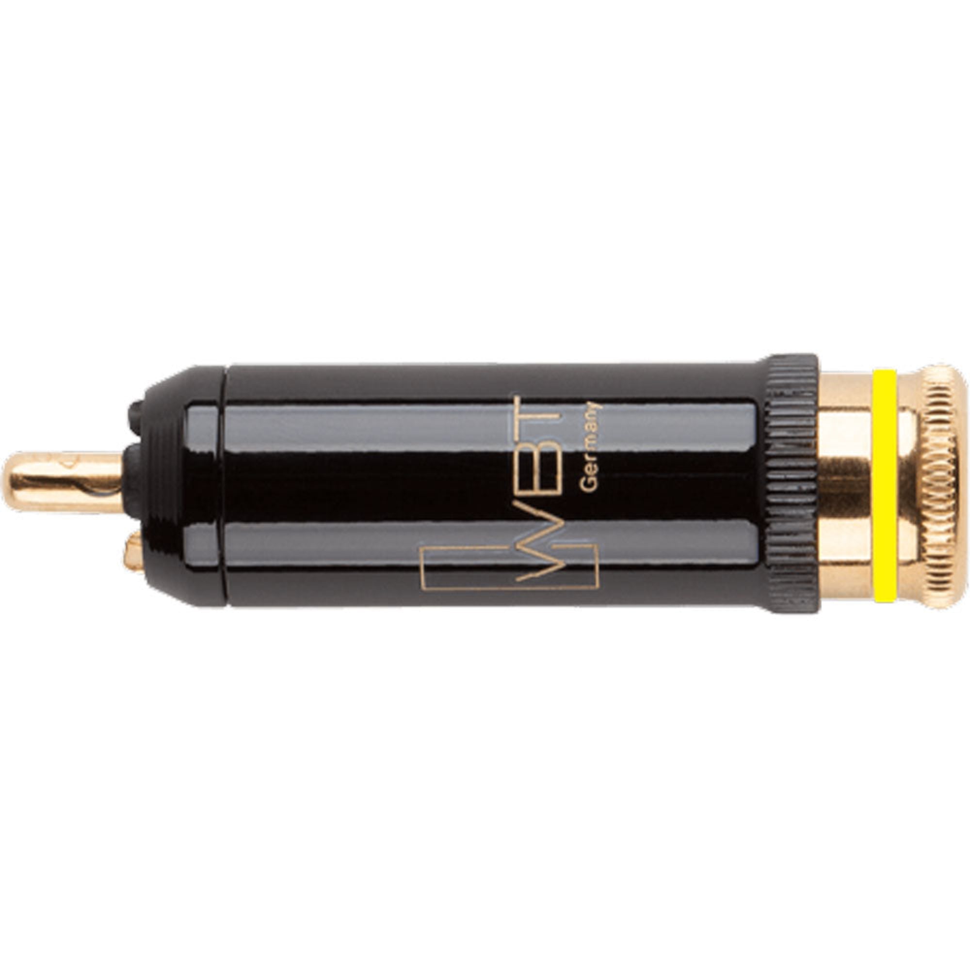WBT 0102-Cu NextGen Gold Topline Male RCA Connector (Single, Yellow)
