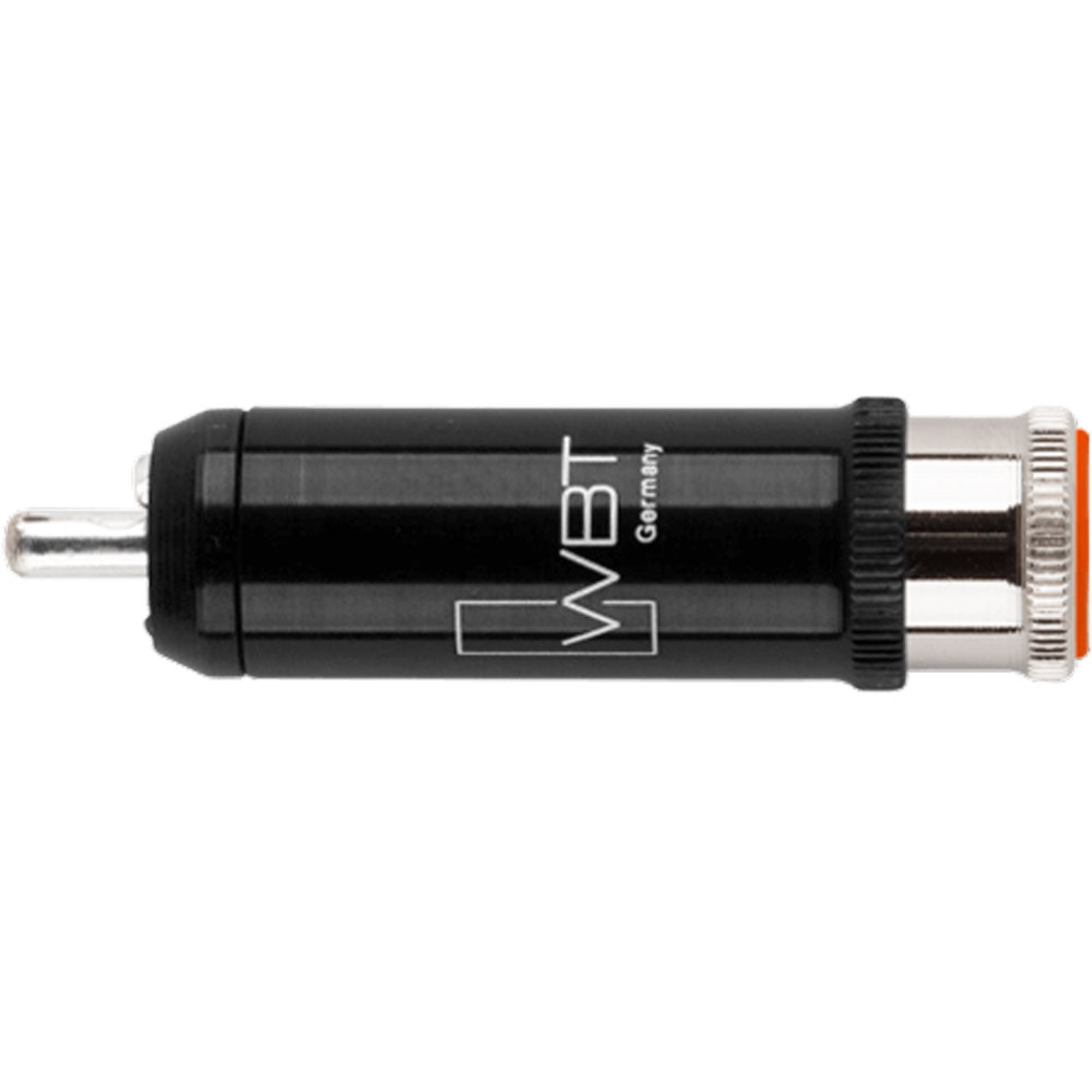 WBT 0110-Ag NextGen Silver Signature Male RCA Connector (Single, Orange)