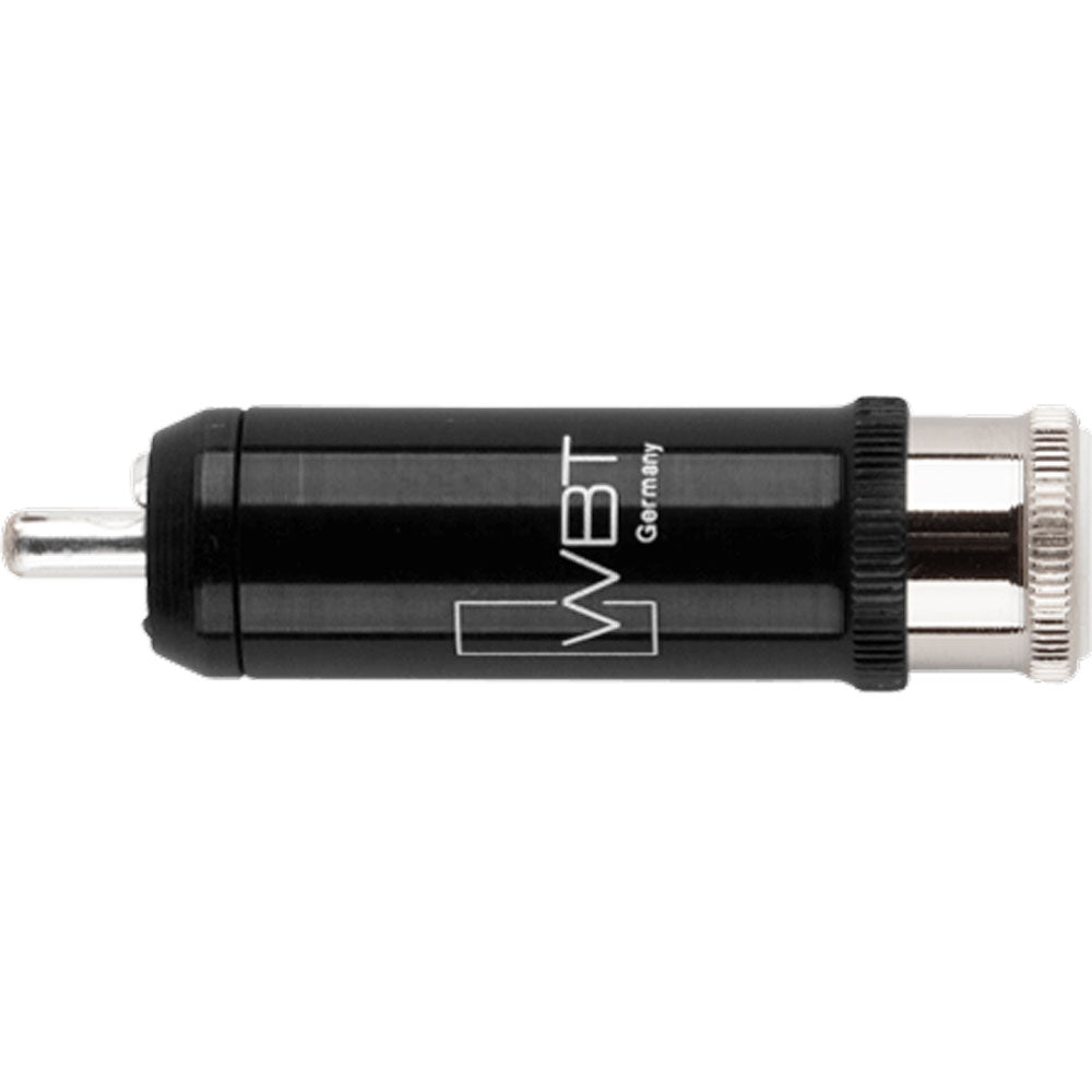 WBT 0110-Ag NextGen Silver Signature Male RCA Connector (Single, White)