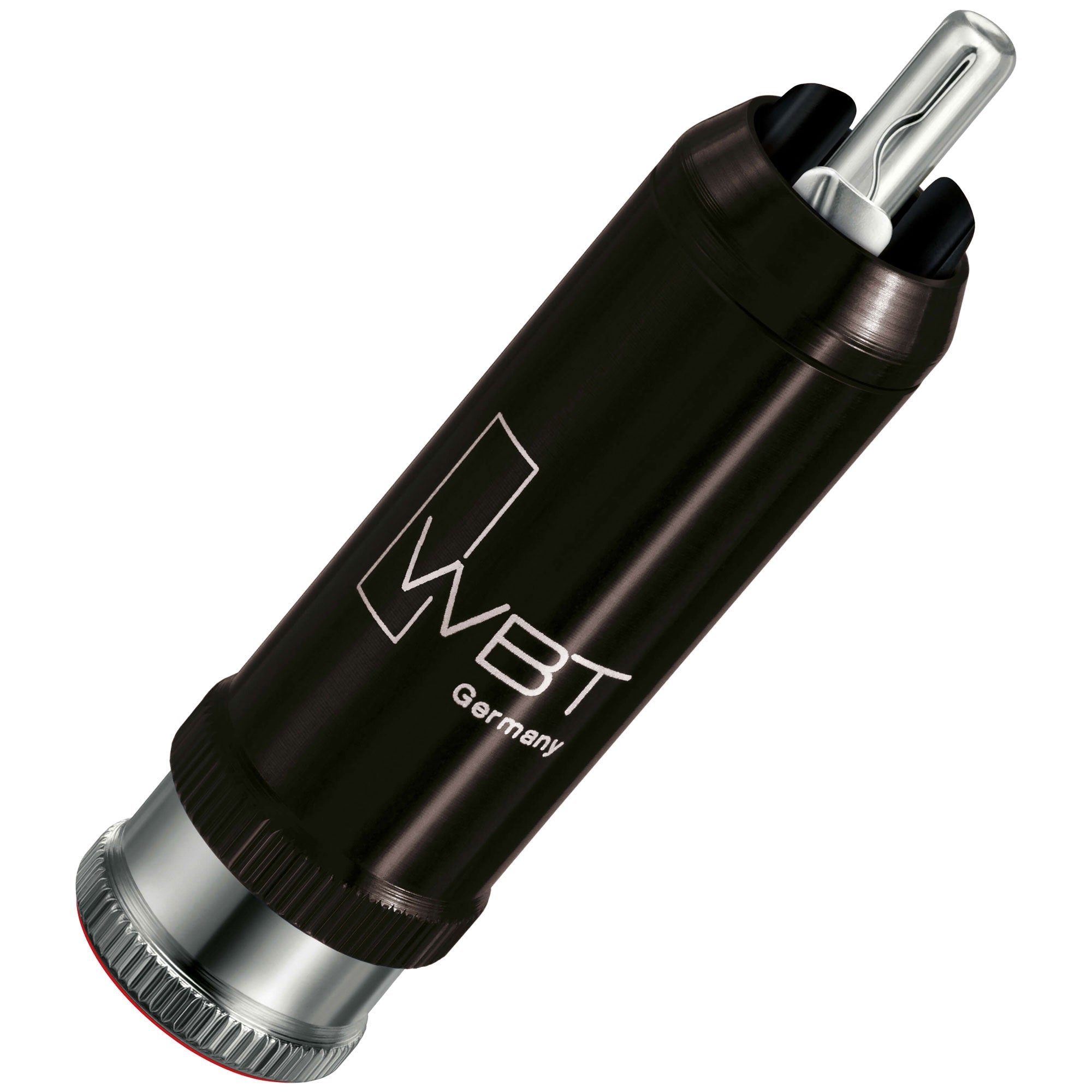 WBT 0110-Ag NextGen Silver Signature Male RCA Connector (Single, Orange)