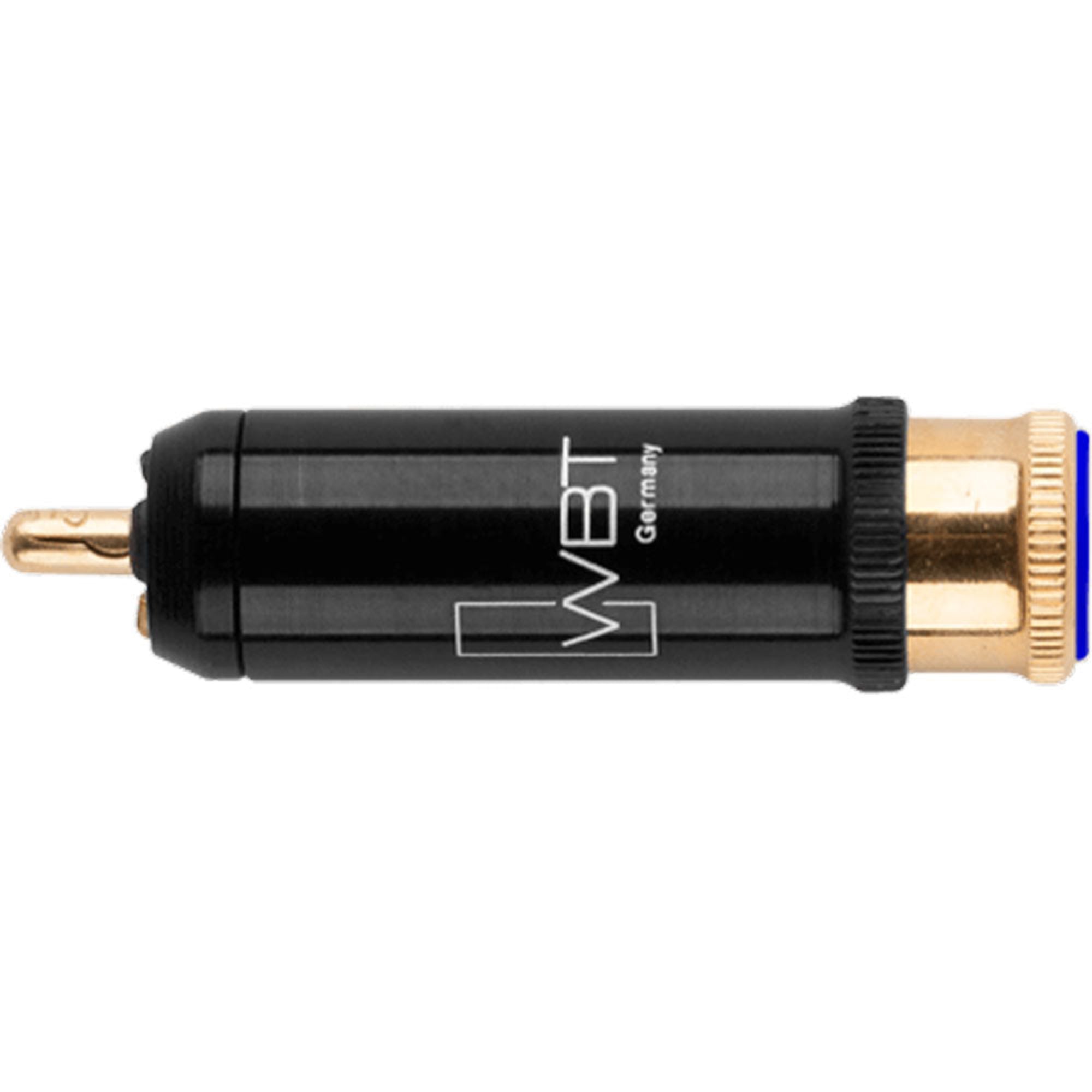 WBT 0110-Cu NextGen Gold Topline Male RCA Connector (Single, Blue)