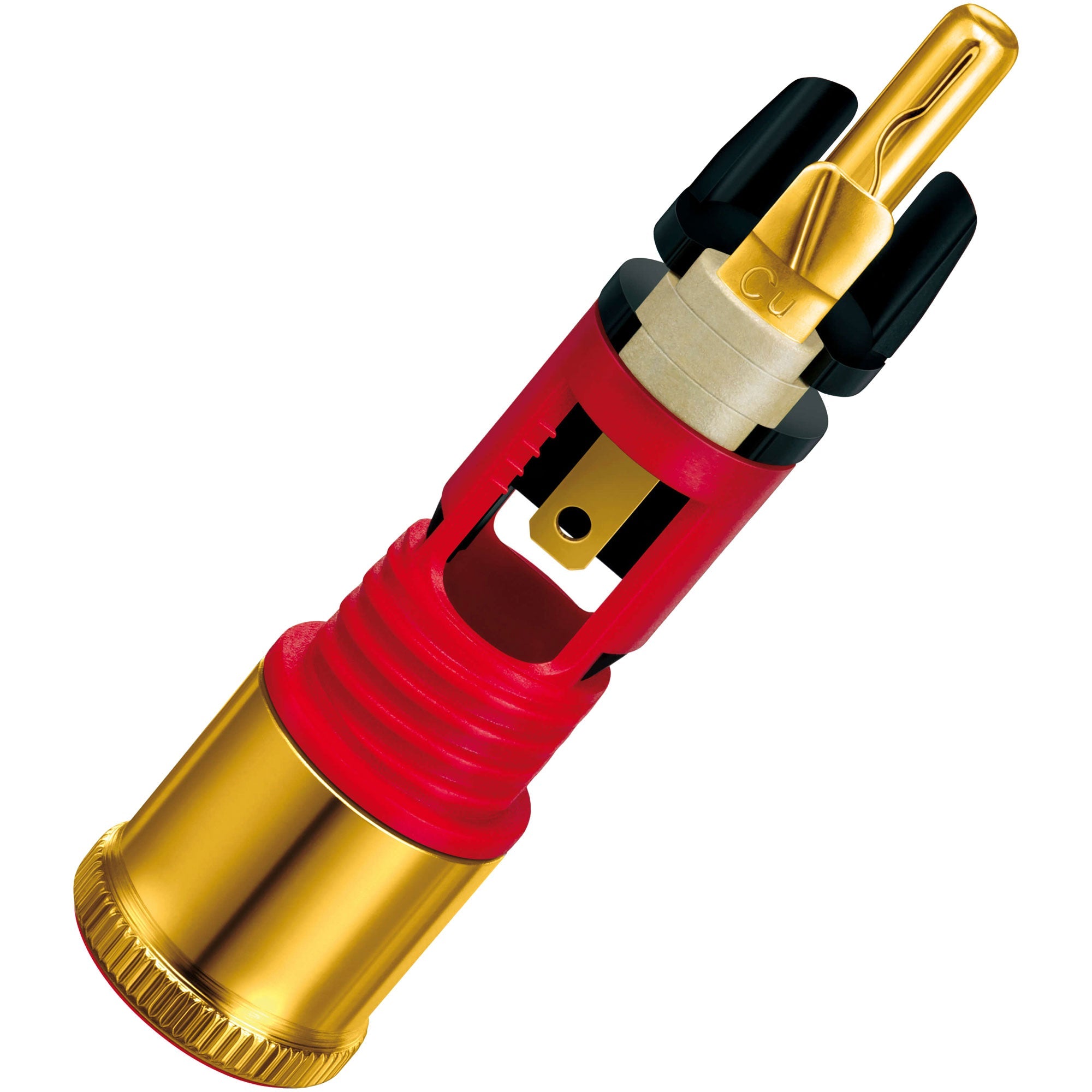 WBT 0110-Cu NextGen Gold Topline Male RCA Connector (Single, Blue)