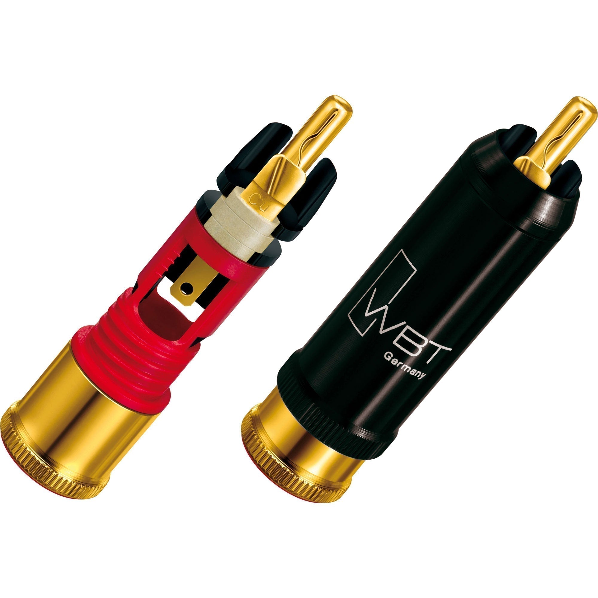 WBT 0110-Cu NextGen Gold Topline Male RCA Connector (Single, Red)