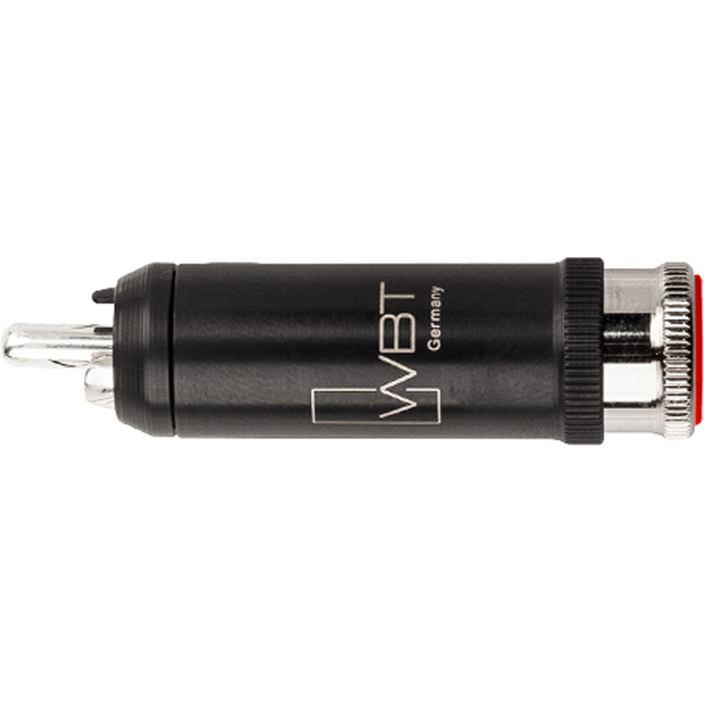 WBT 0114-Ag NextGen Silver Signature Male RCA Connector (Single, Red)