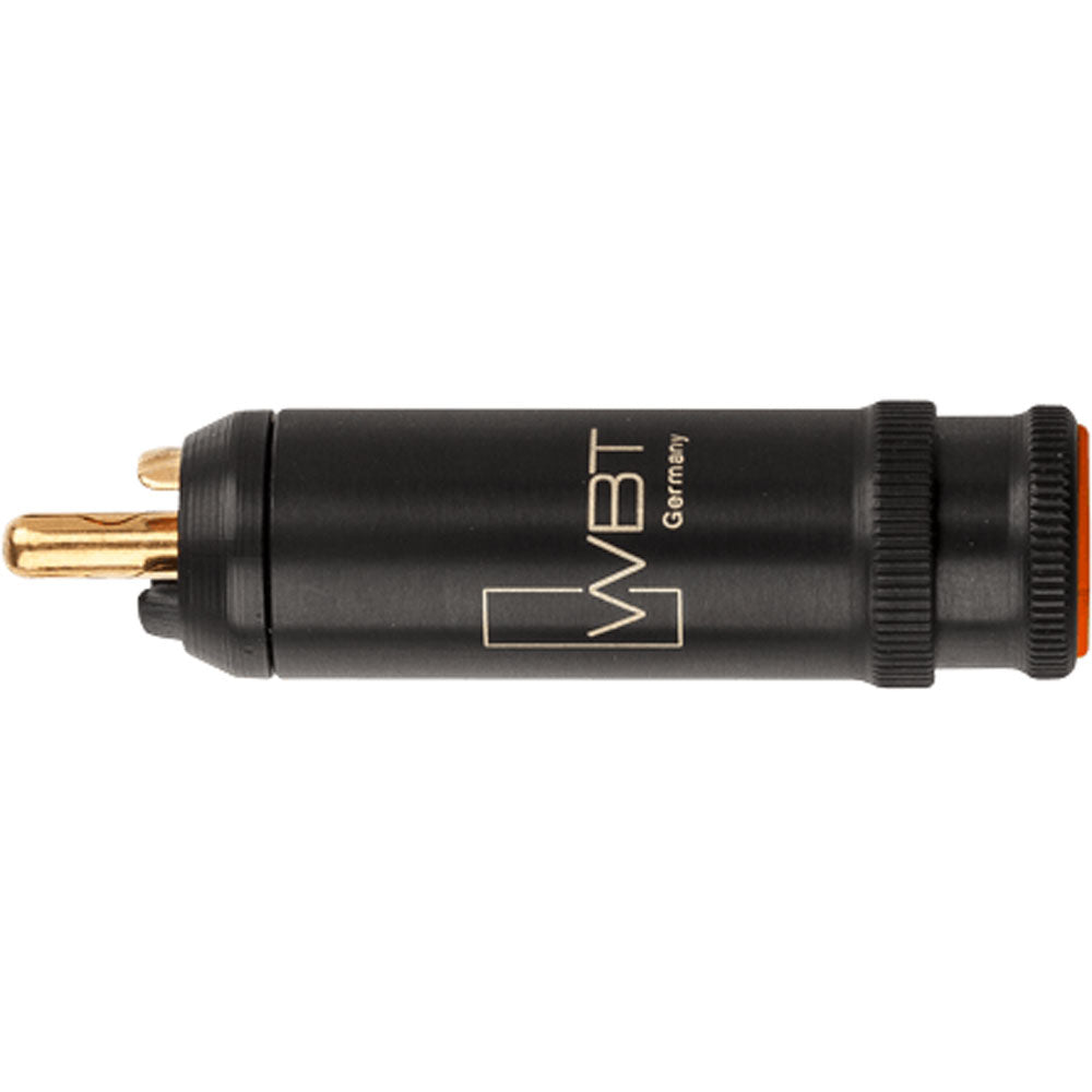 WBT 0114-Cu NextGen Gold Topline Male RCA Connector (Single, Orange)