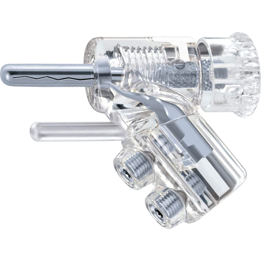 WBT 0610 Ag nextgen Banana Plug Made from Fine Silver (Single, White)