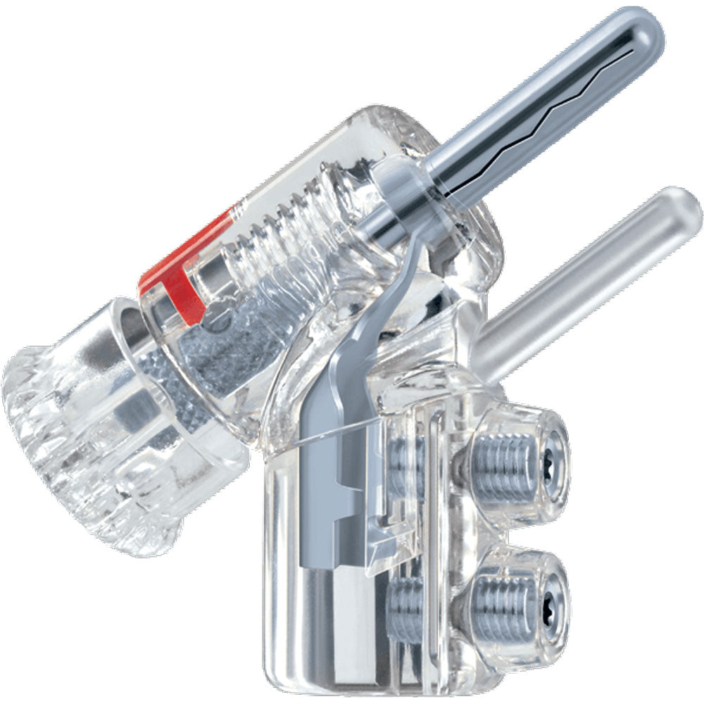 WBT 0610 Ag nextgen Banana Plug Made from Fine Silver (Single, Black)