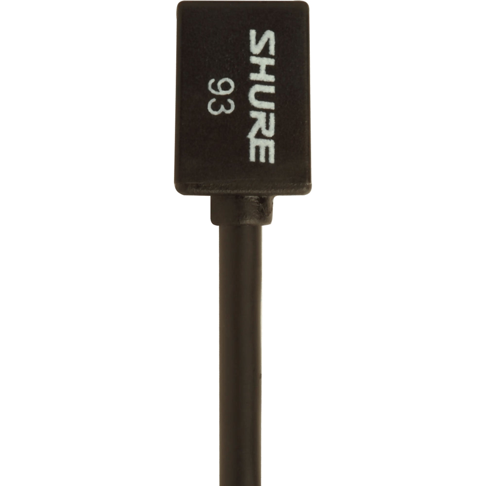 Shure WL93-6 Subminiature Omnidirectional Lavalier Microphone (Black, 6')