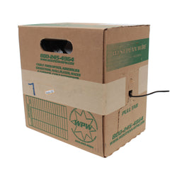 West Penn 291 2 Conductor Shielded Mic Cable (Black, 1000' Roll) Image 1