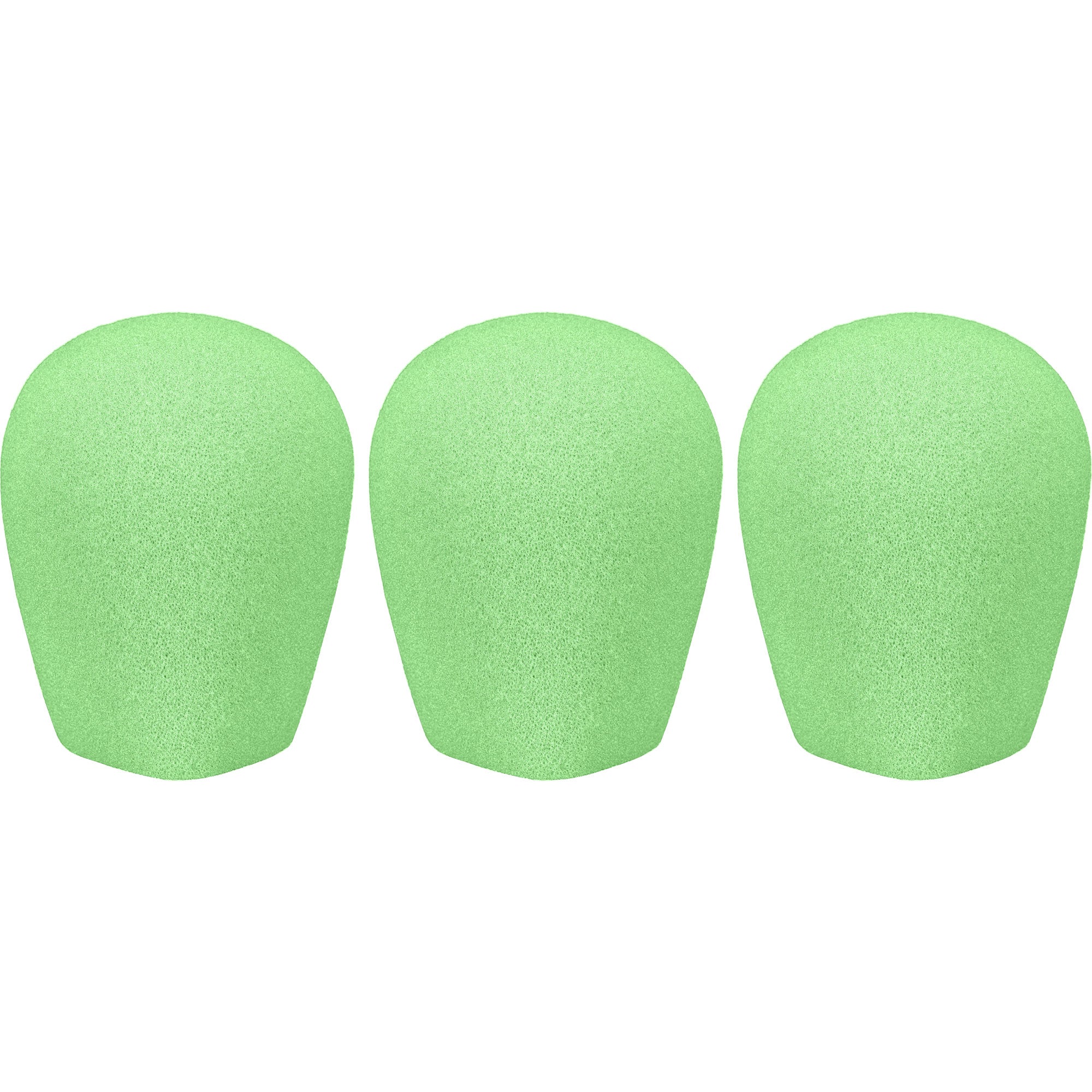 WindTech 300 Series Windscreens with 1-3/8" Inside Diameter (Neon Green, 3 Pack)