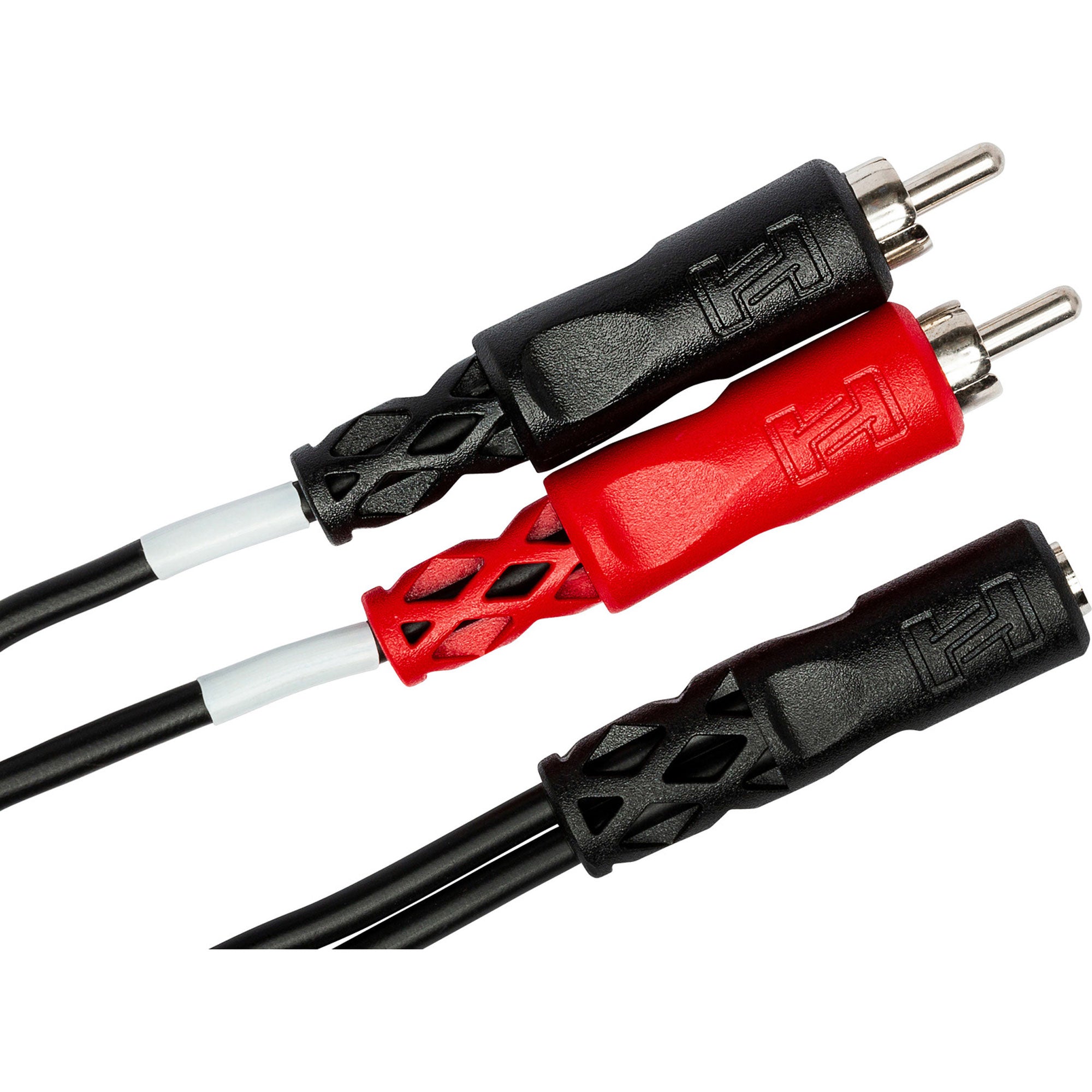 Hosa YMR-197 Female 3.5mm TRS to Dual RCA Male Stereo Breakout Cable