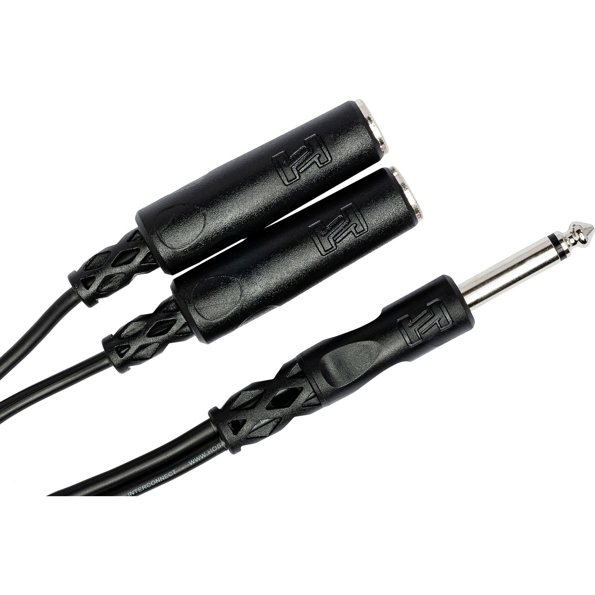 Hosa YPP-111 1/4" TS Male to Dual 1/4" TS Female Y Cable