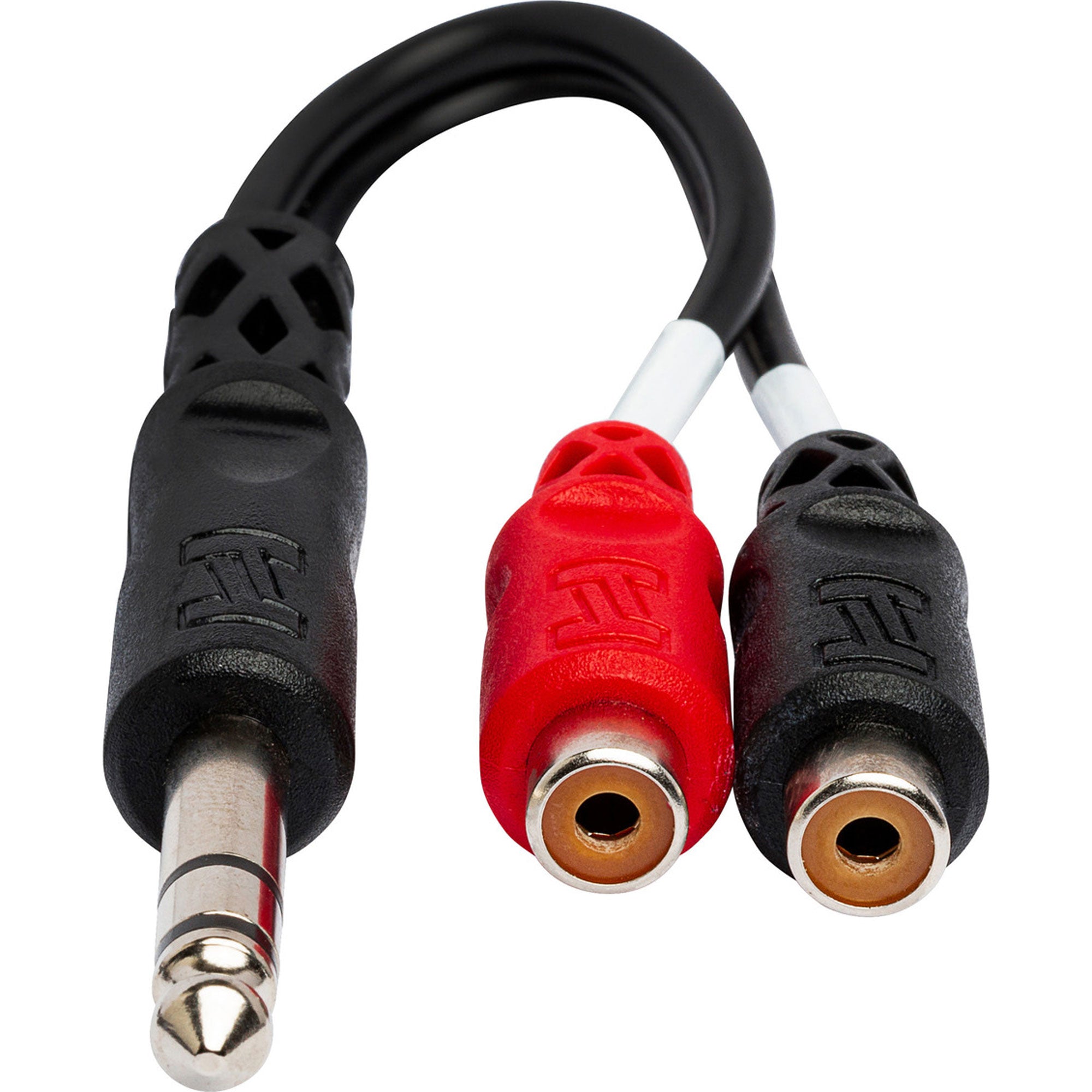 Hosa YPR-102 1/4" TRS Male to Dual RCA Female Stereo Breakout Cable
