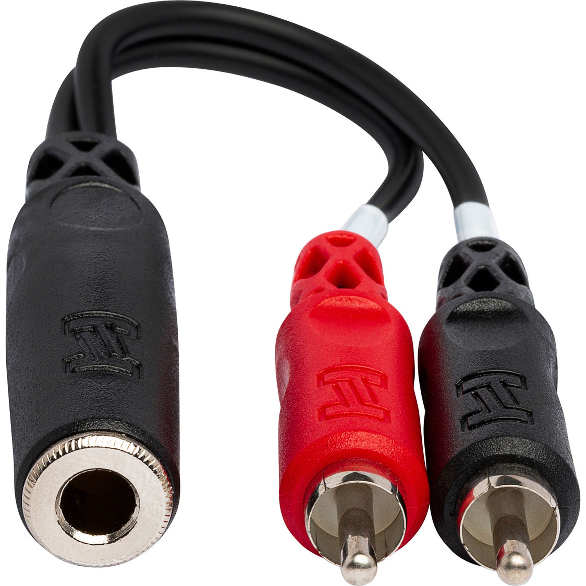 Hosa YPR-257 1/4" TRS Female to Dual RCA Male Stereo Breakout Cable