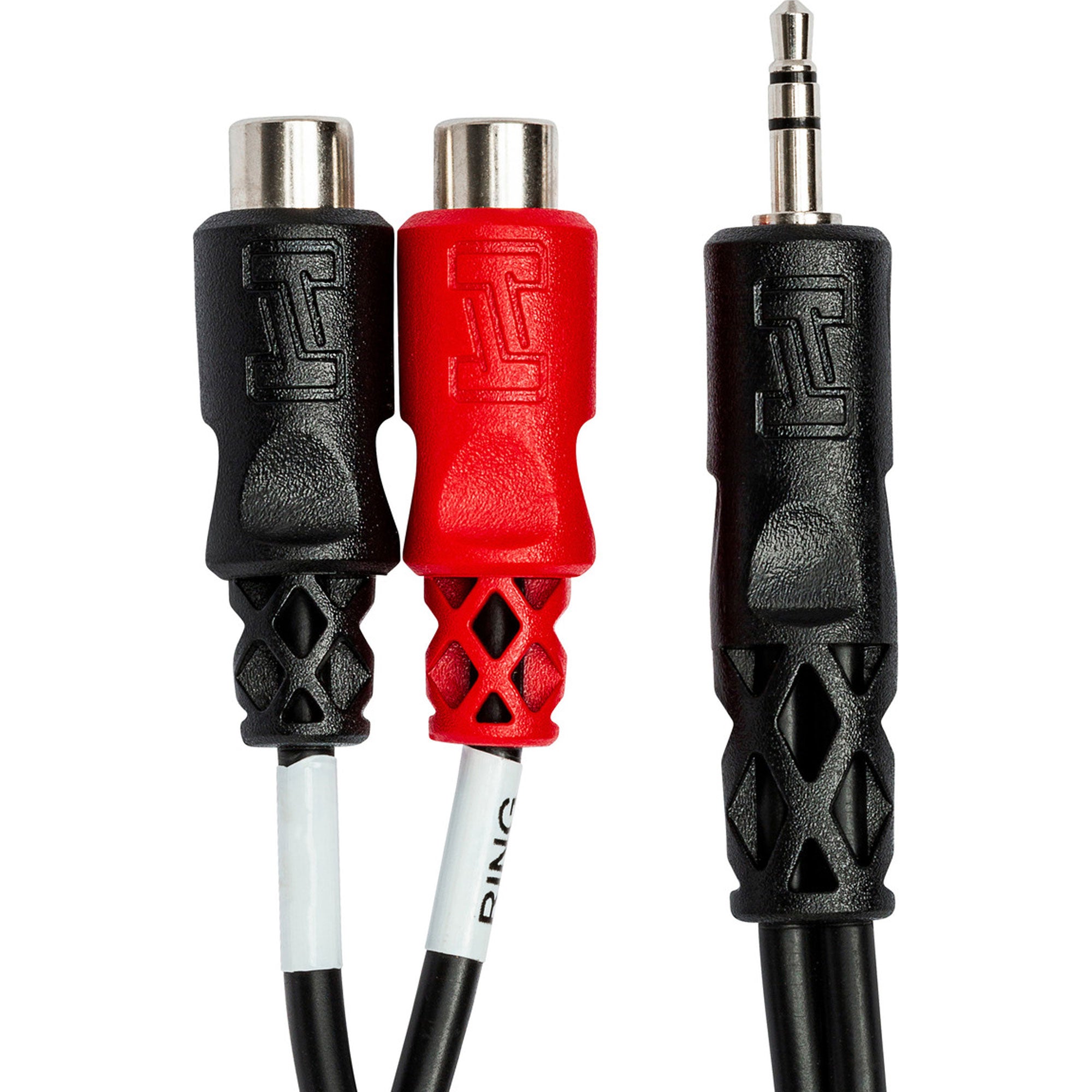 Hosa YRA-154 3.5mm TRS Male to Duale RCA Female Stereo Breakout Cable