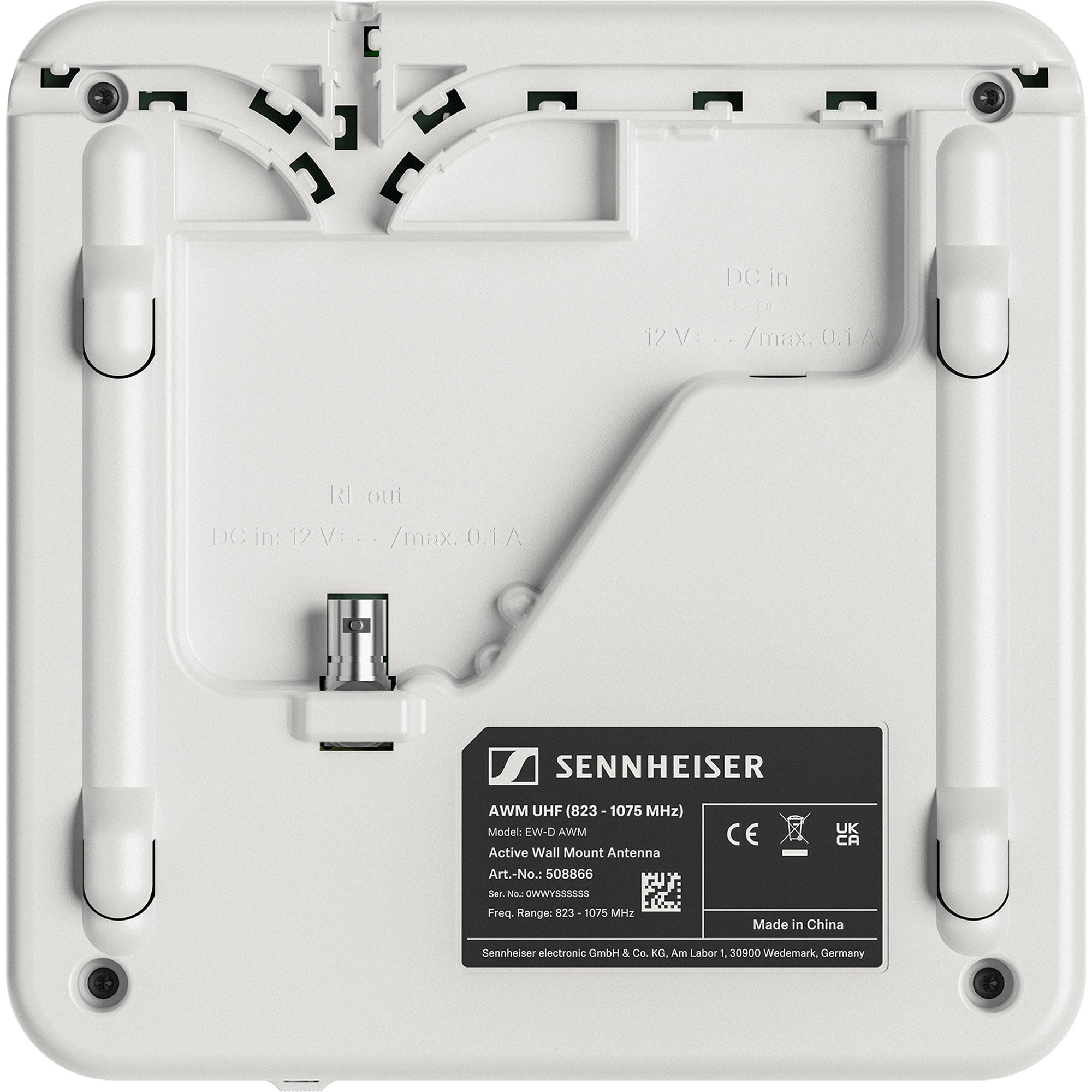 Sennheiser AWM UHF Active Directional Antenna for Evolution Wireless Digital Systems (823-1075 MHz)